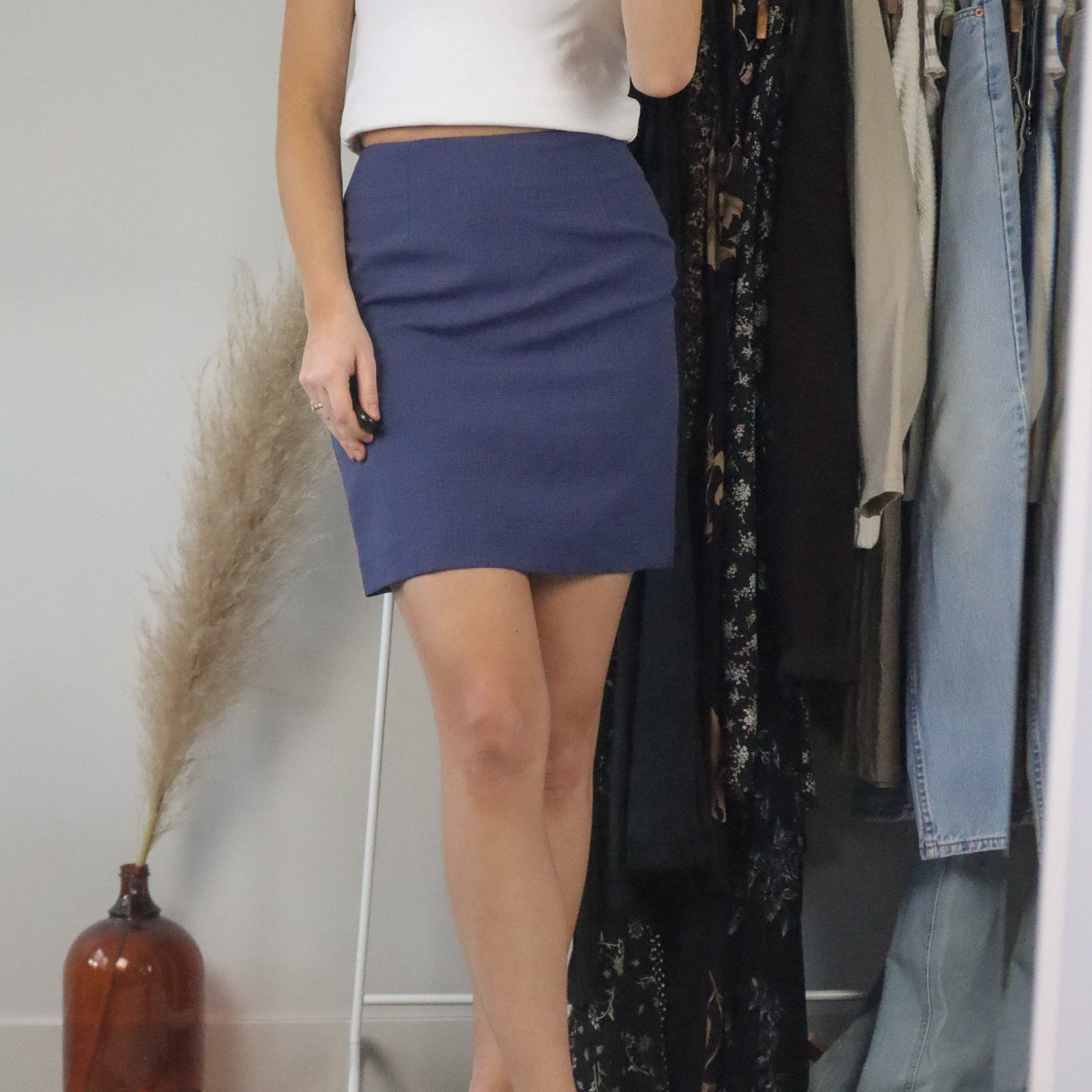 Vintage x Mini Skirt (XS)