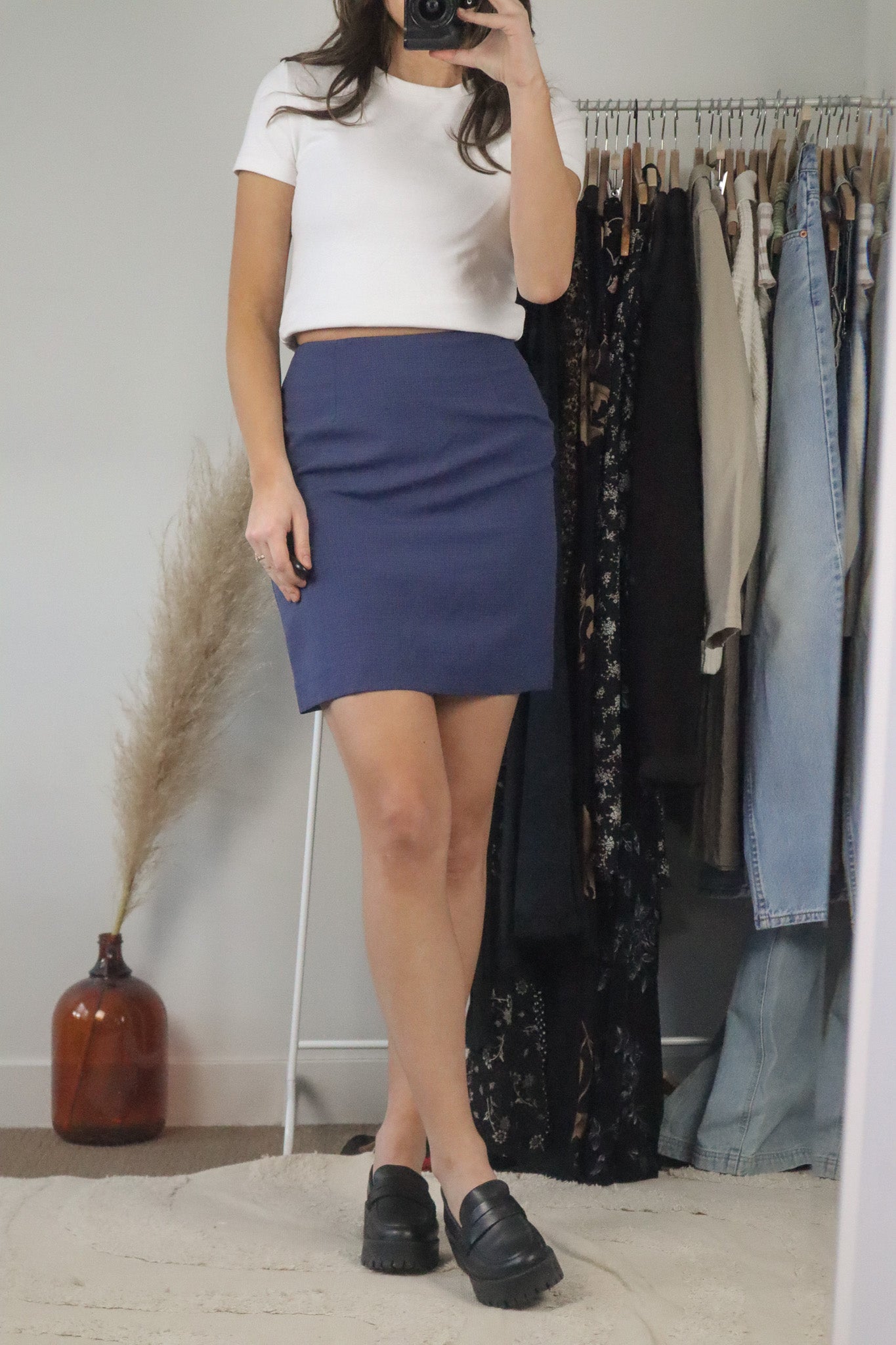 Vintage x Mini Skirt (XS)