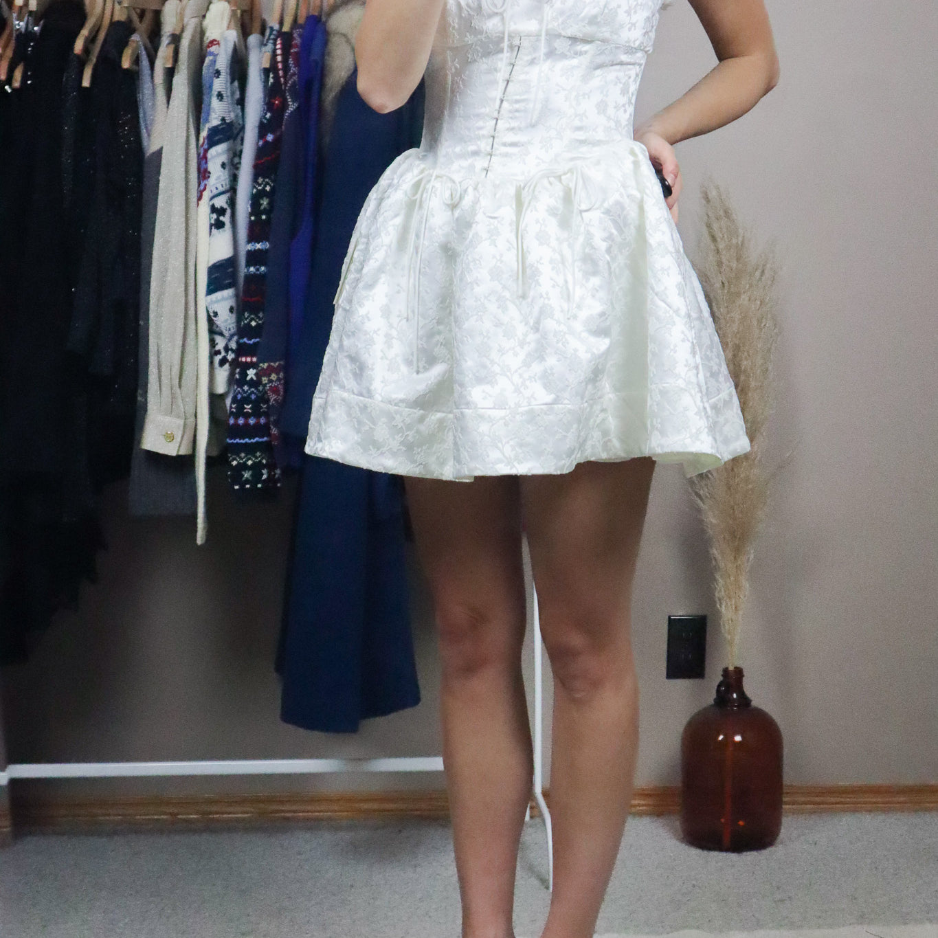 For Love & Lemons x Puff-Sleeve Dress (S)