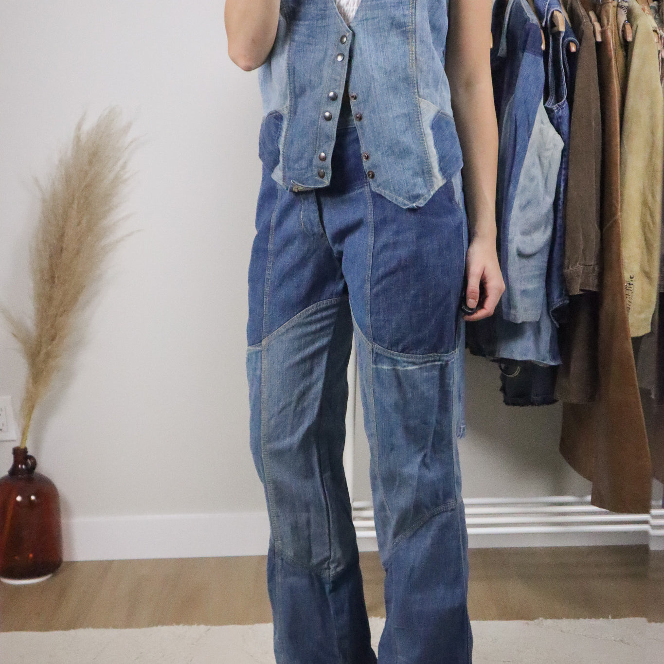 Made in Canada x Vintage x 1970s Lee Patchwork 3 Piece Set (8)