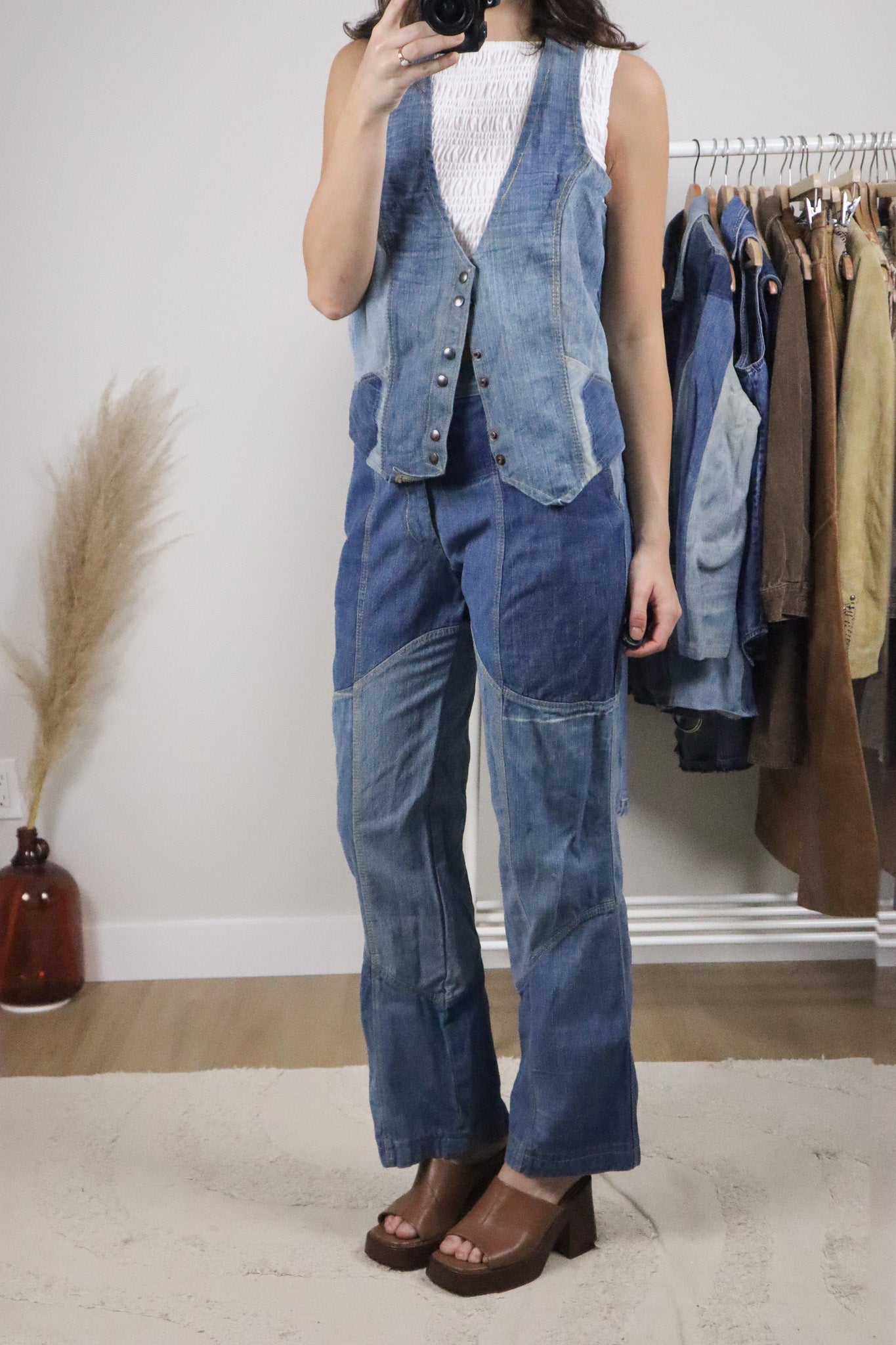 Made in Canada x Vintage x 1970s Lee Patchwork 3 Piece Set (8)