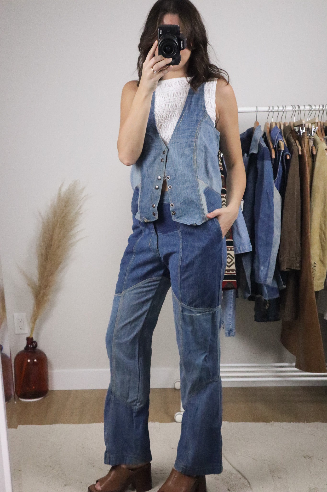 Made in Canada x Vintage x 1970s Lee Patchwork 3 Piece Set (8)