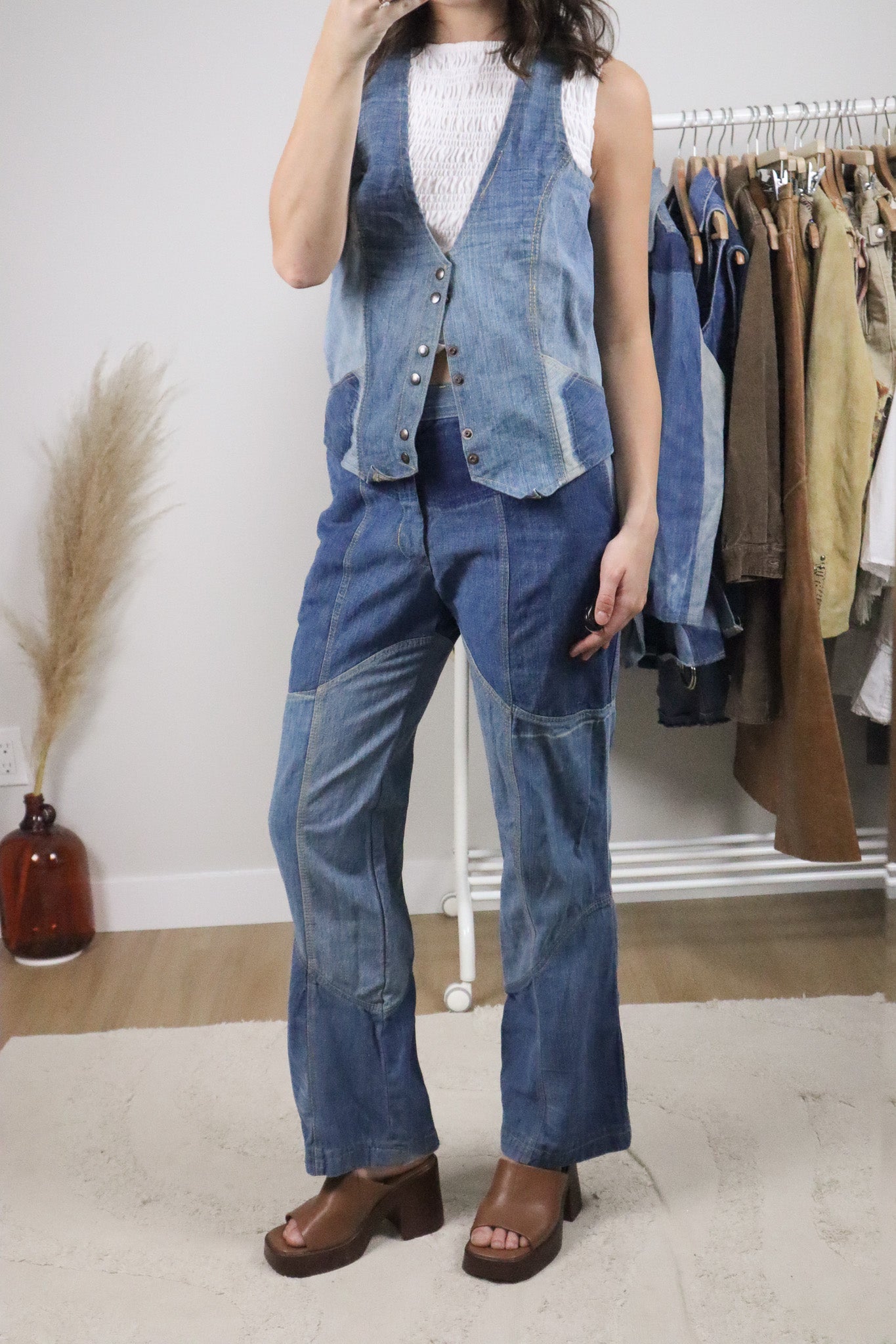 Made in Canada x Vintage x 1970s Lee Patchwork 3 Piece Set (8)