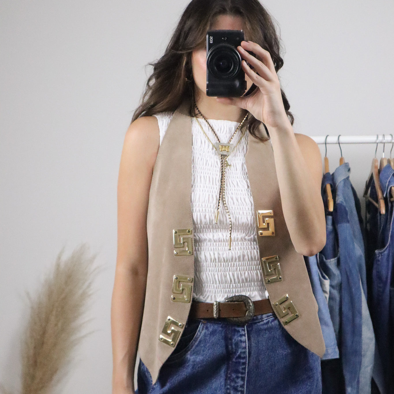 Made in Canada x Vintage x Suede Vest (S-M)