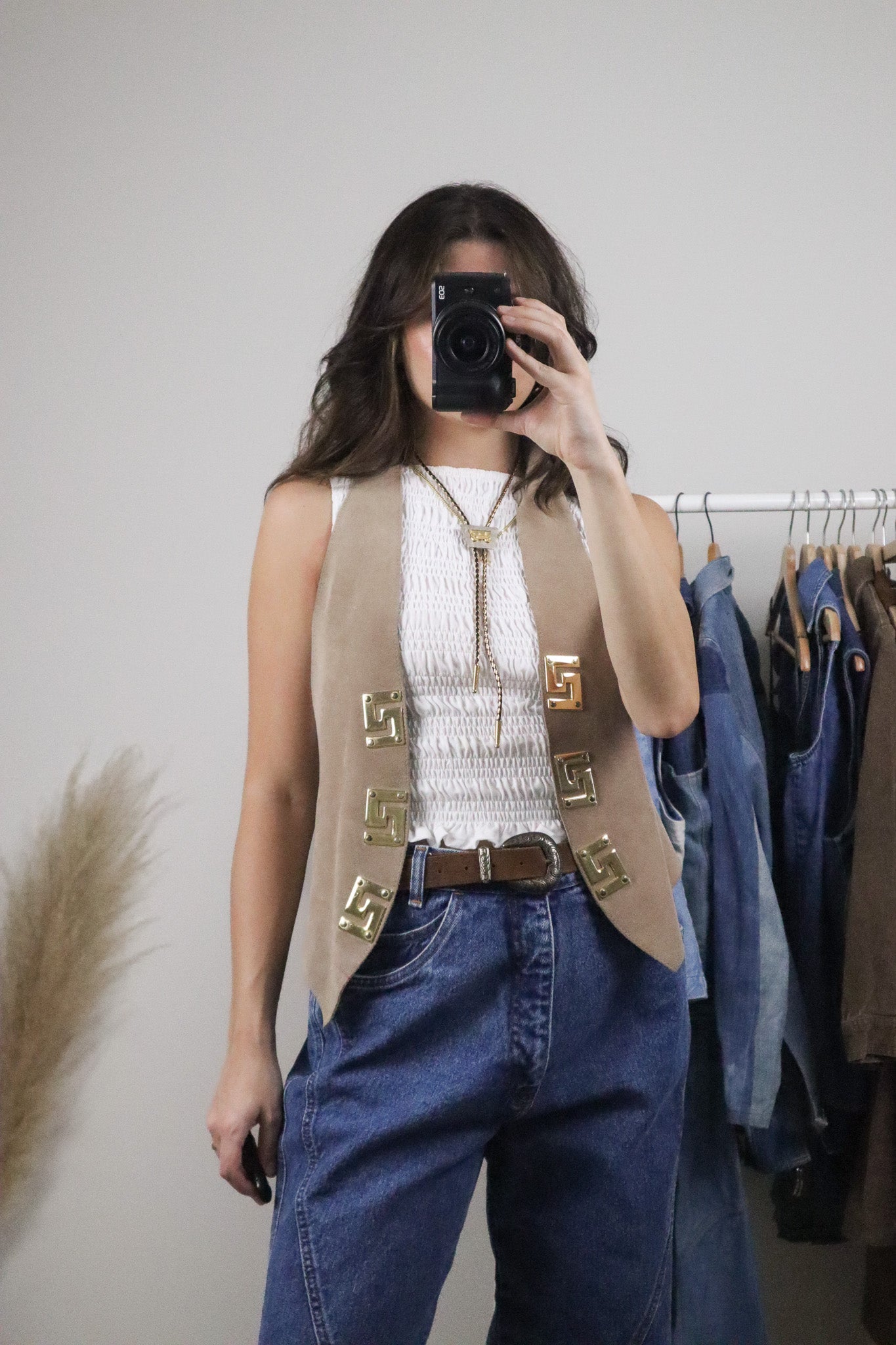 Made in Canada x Vintage x Suede Vest (S-M)