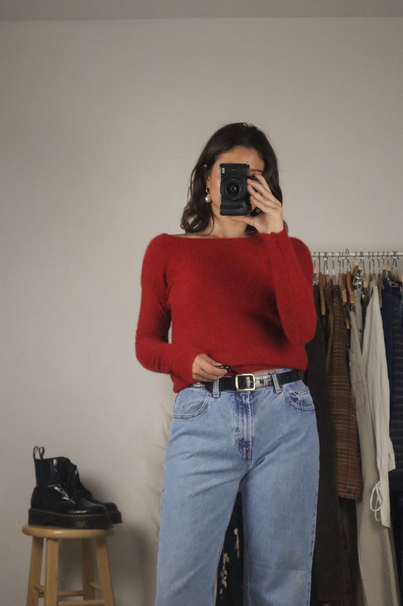 Made in Italy x Cashmere Boatneck Long-Sleeve (S/M)