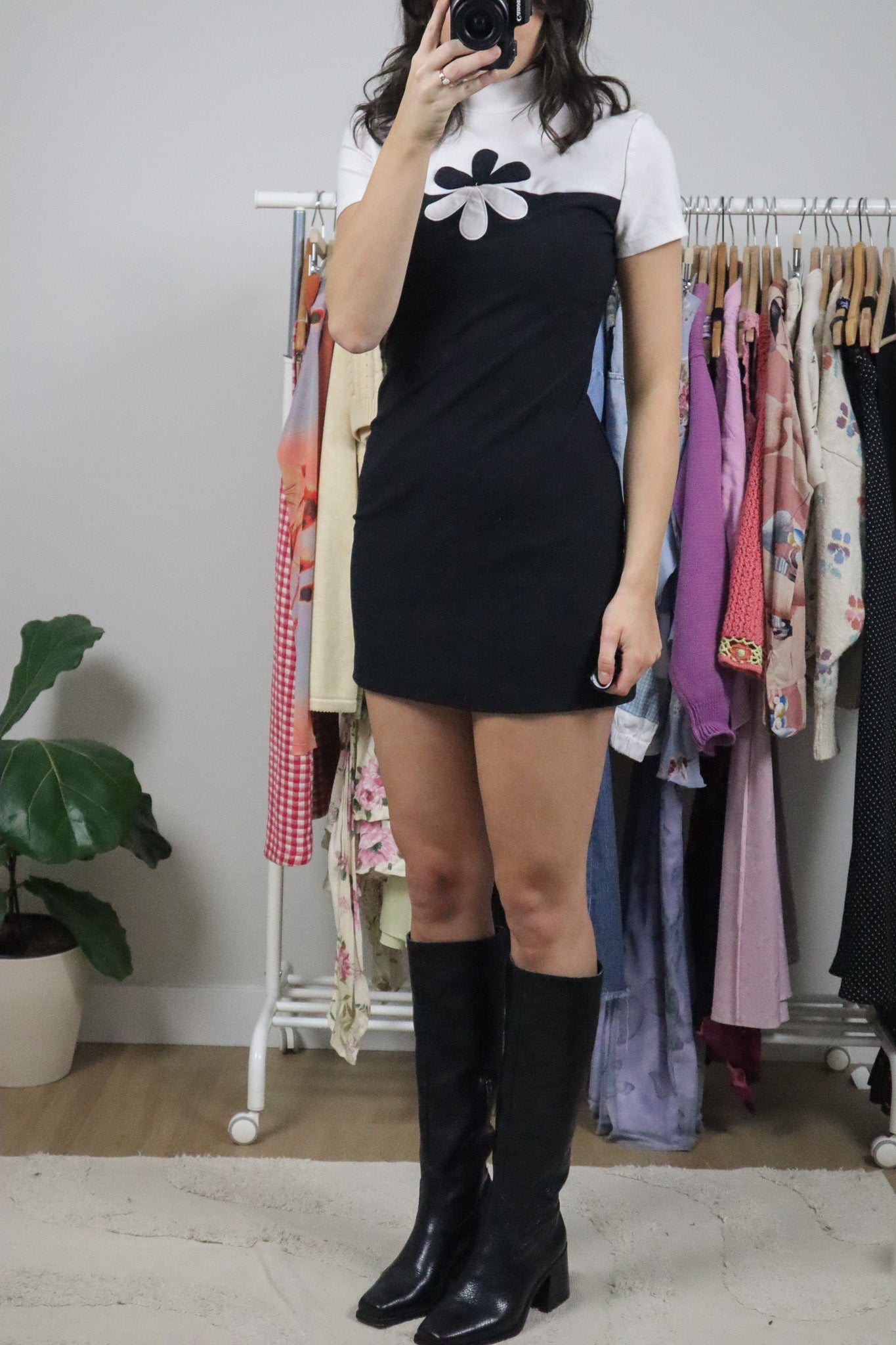 Vintage x Tow-Tone 90s Flower Dress (XS/S)
