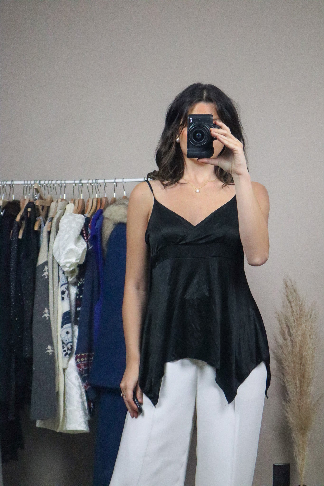 Made in USA x Vintage x Asymmetrical Tank (S)