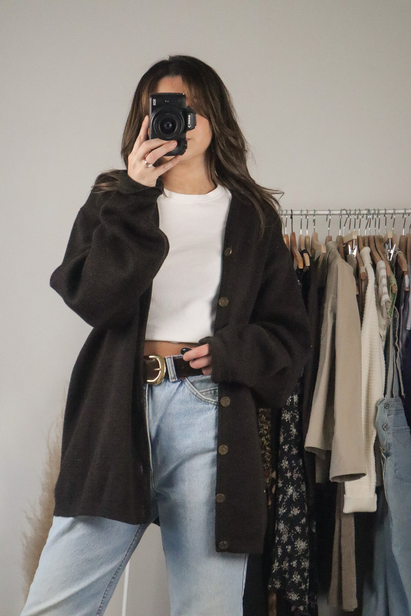 Vintage x Wool Chunky Cardigan (S-XL)