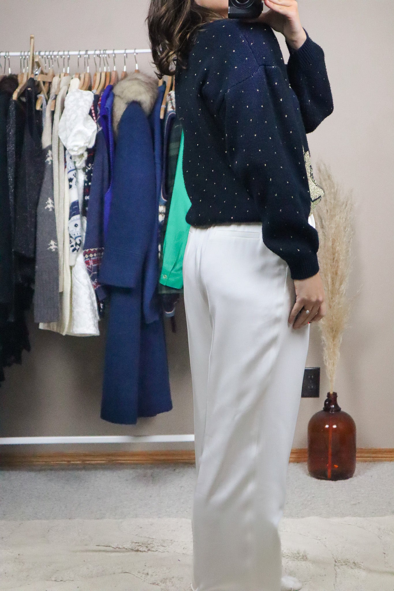 Vintage x Graphic Sequence Knit (S)