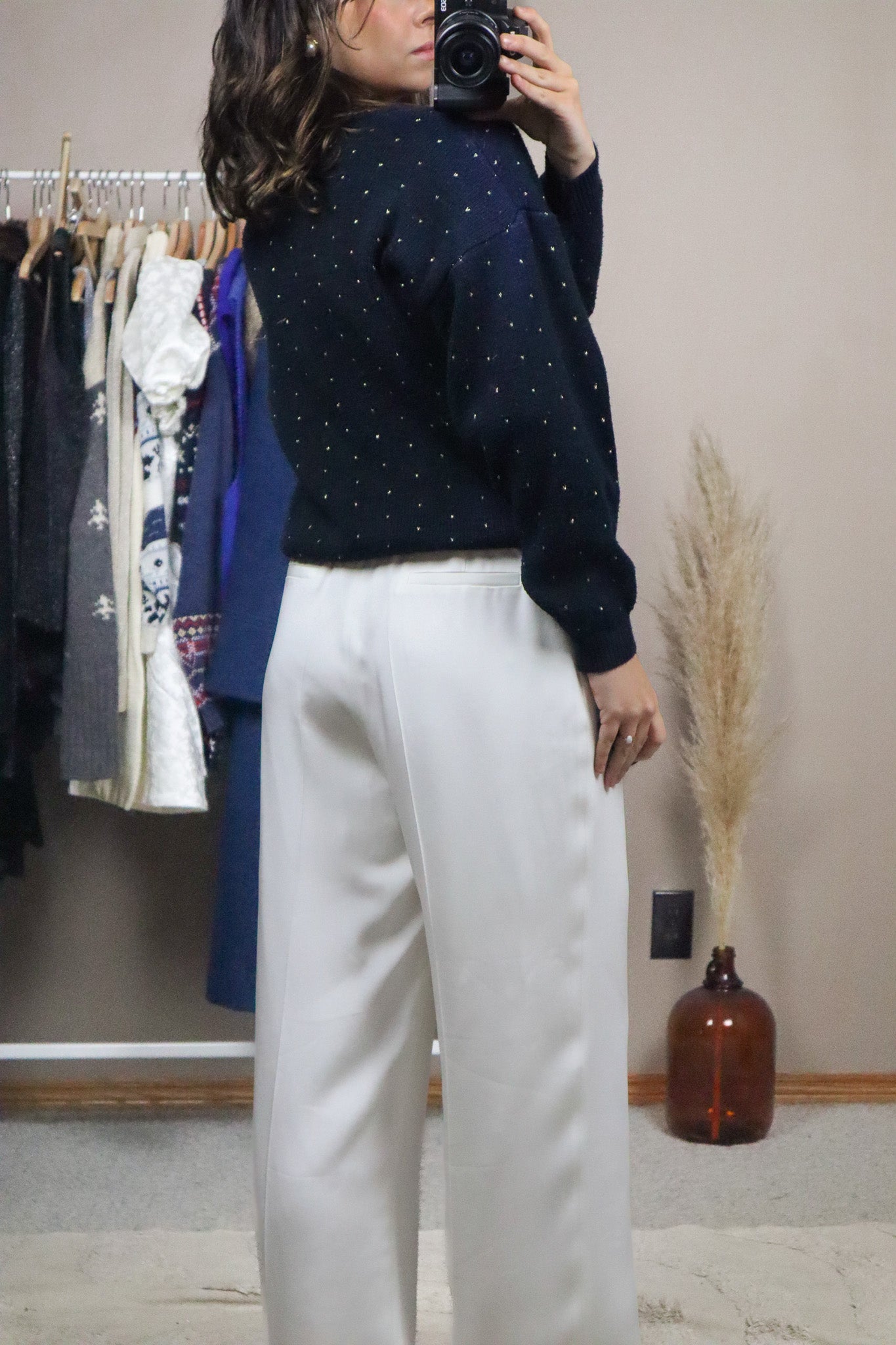 Vintage x Graphic Sequence Knit (S)