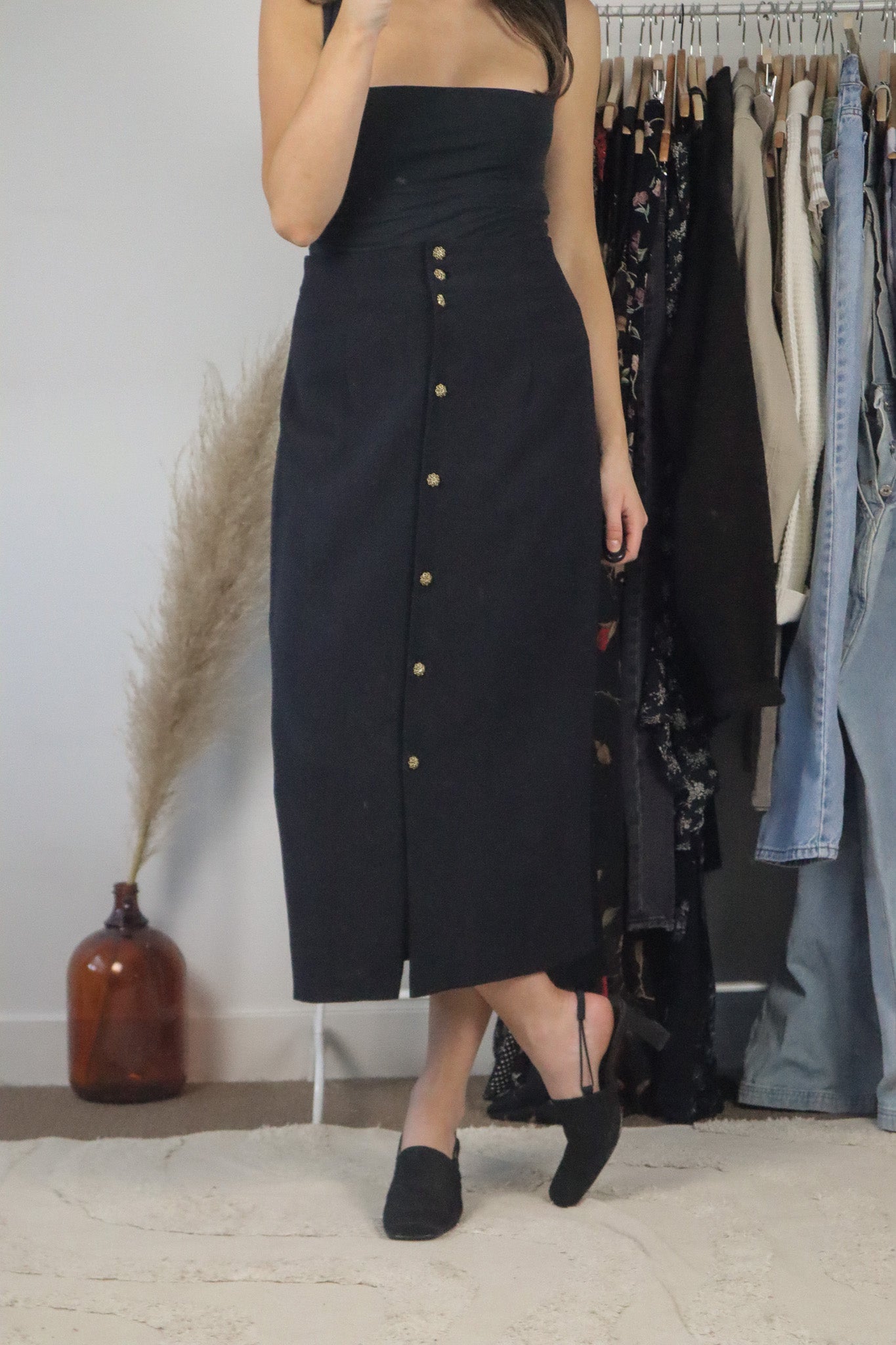 Made in Canada x Vintage x Midi Skirt (4)