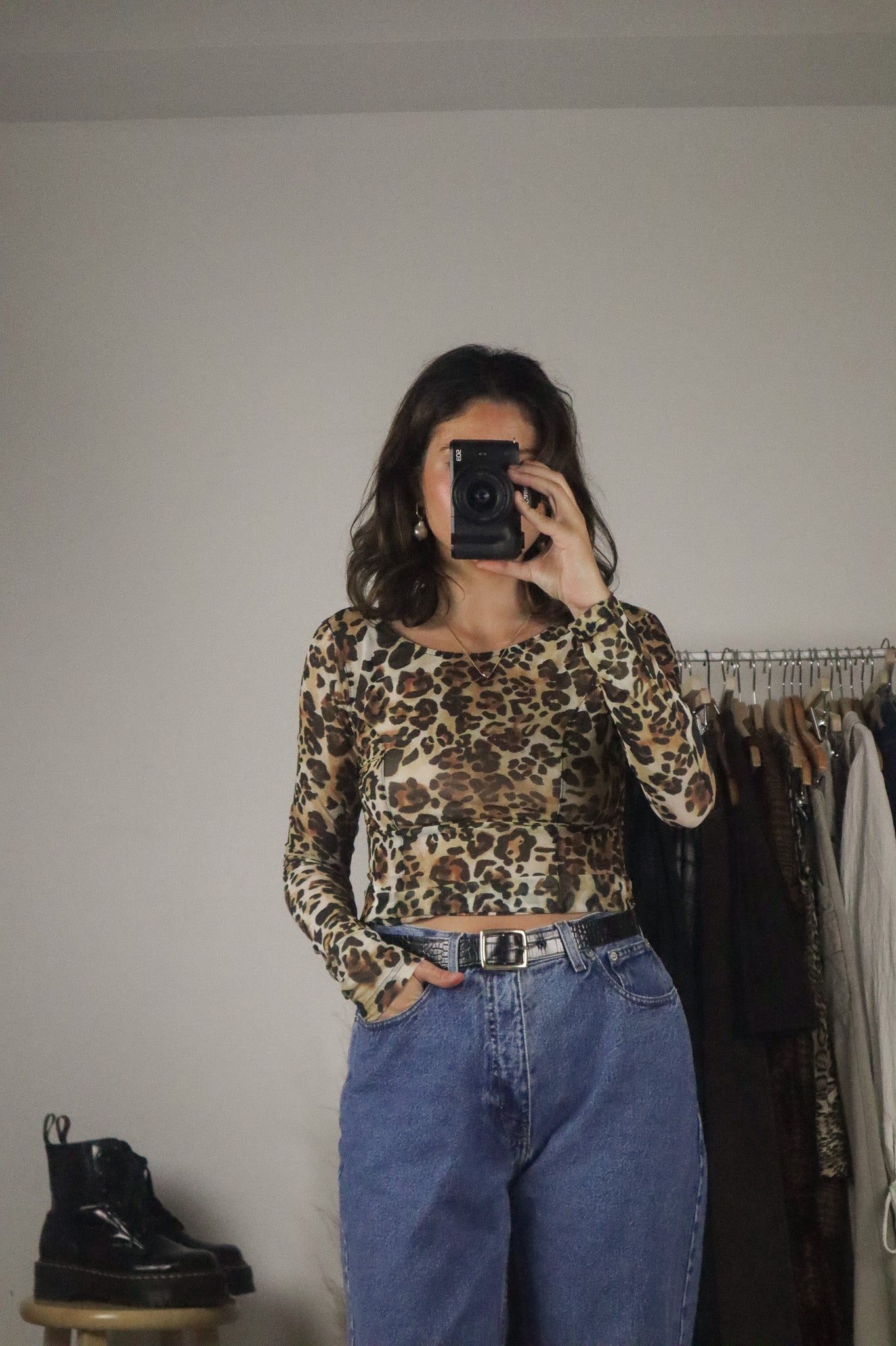 Modern x Mesh Cheetah Long-Sleeve (4/6)