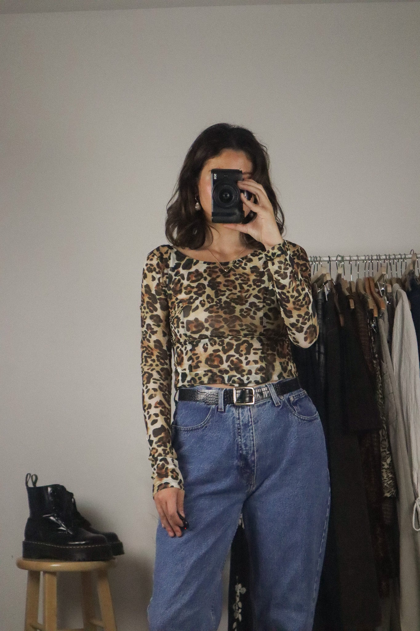 Modern x Mesh Cheetah Long-Sleeve (4/6)