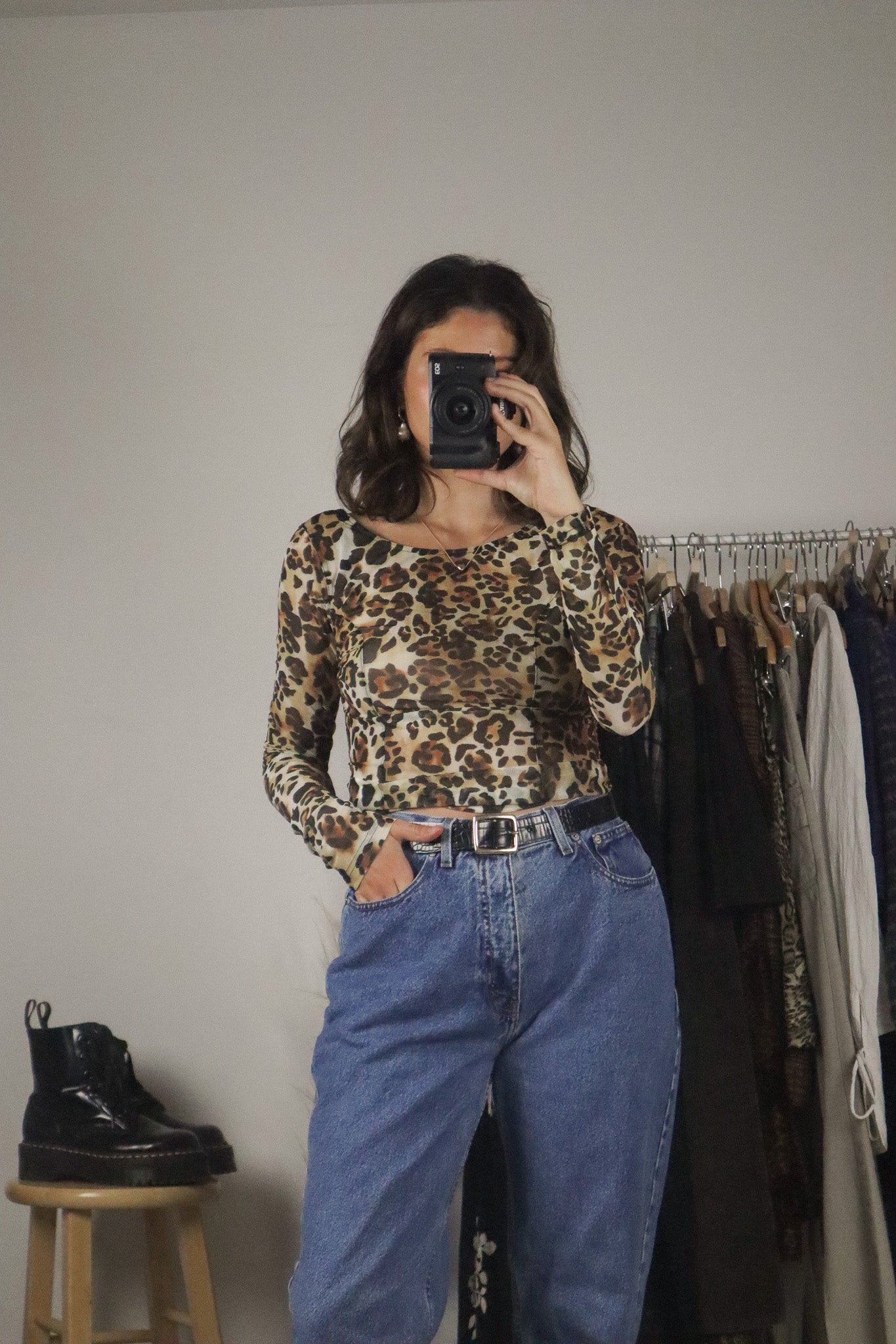 Modern x Mesh Cheetah Long-Sleeve (4/6)