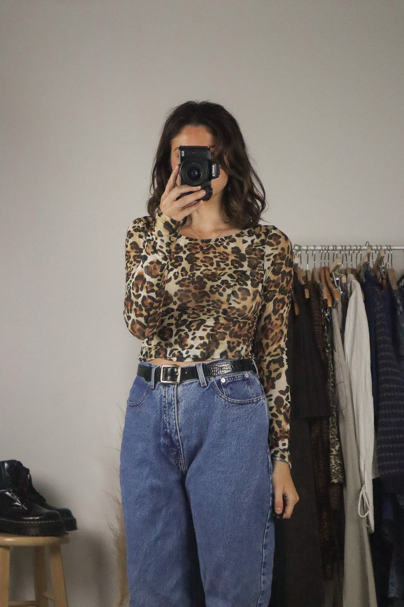 Modern x Mesh Cheetah Long-Sleeve (4/6)
