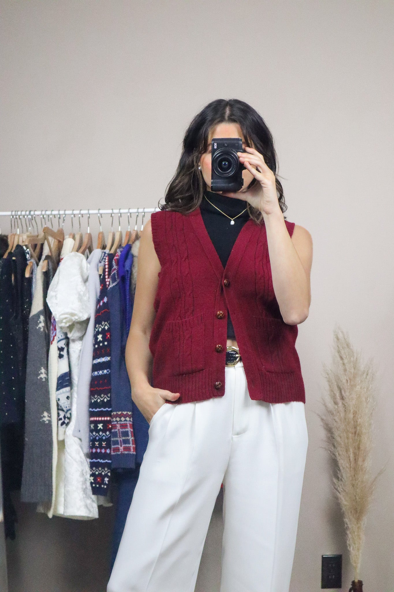 Made in Korea x Vintage x Wool Vest (S)