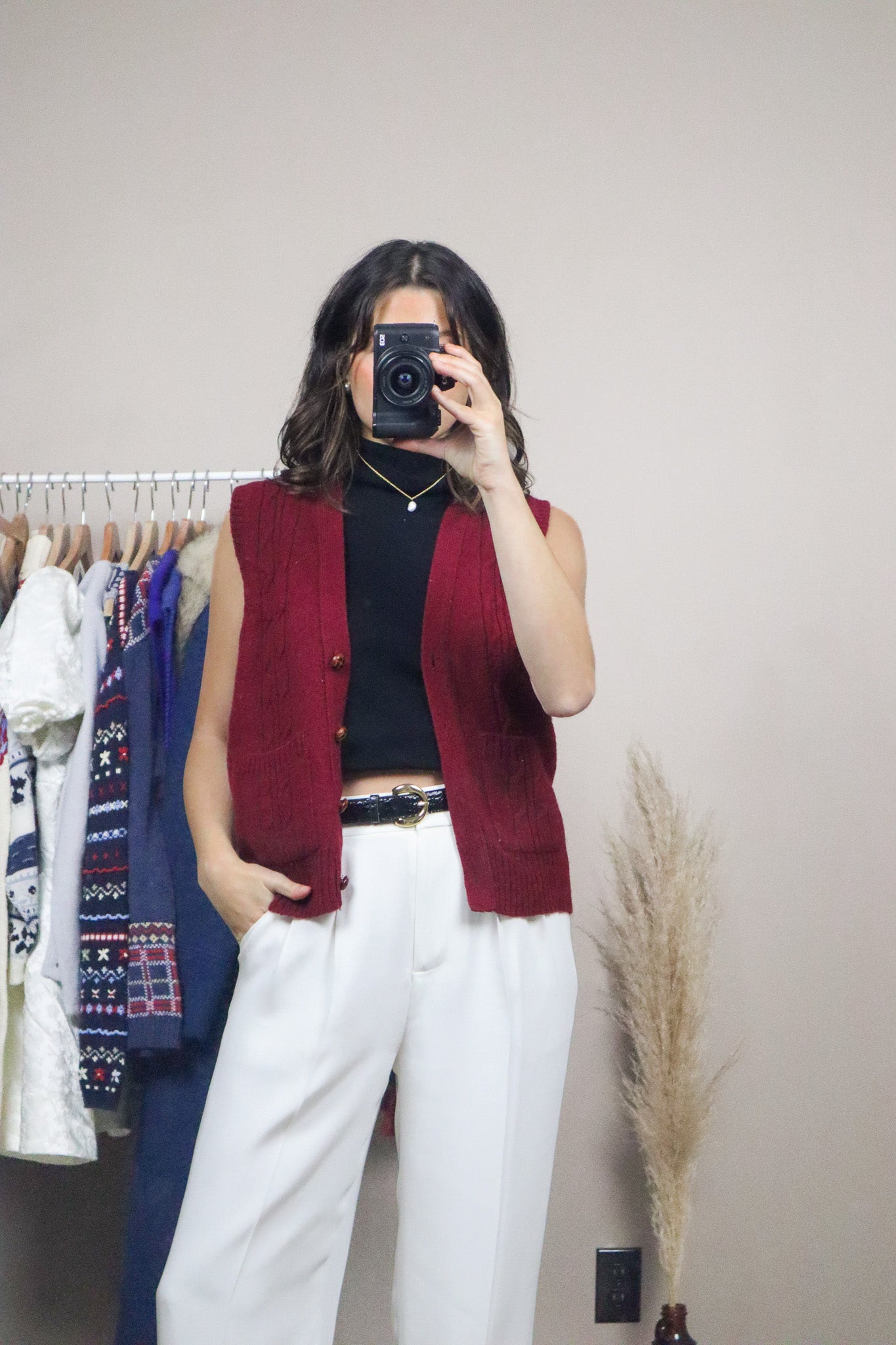 Made in Korea x Vintage x Wool Vest (S)