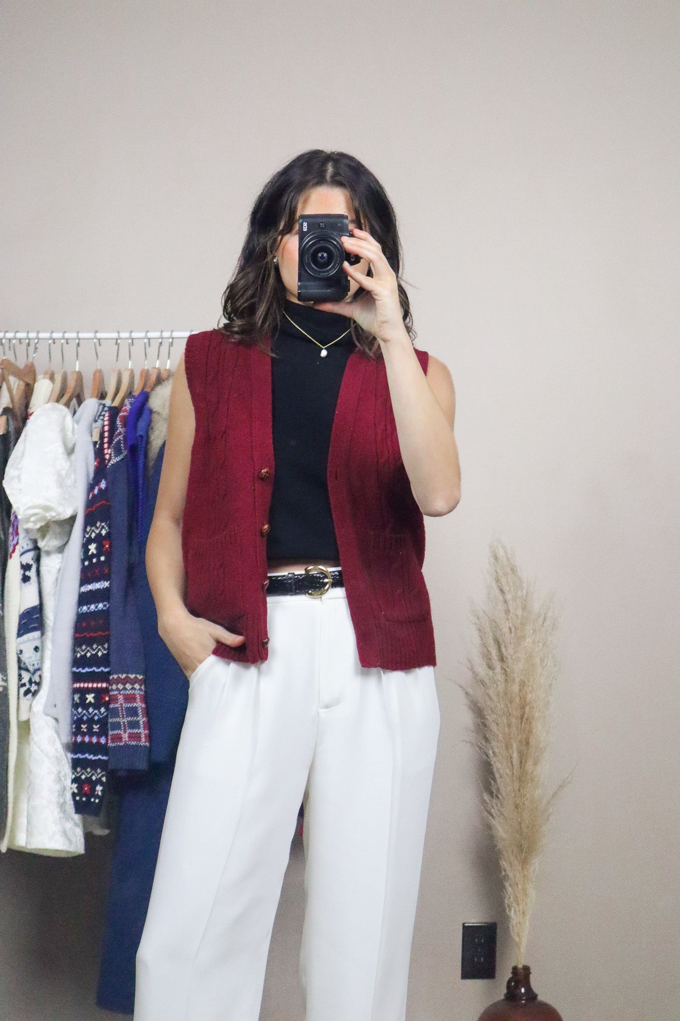 Made in Korea x Vintage x Wool Vest (S)