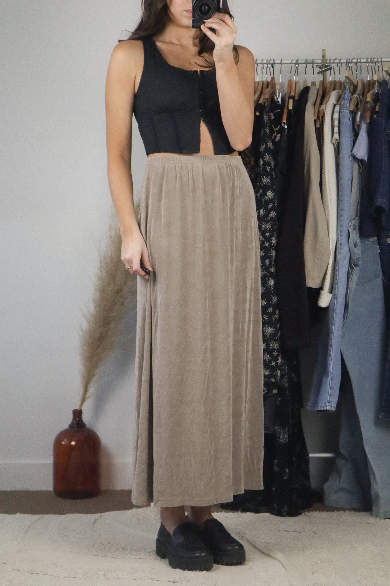 Made in Canada x Vintage x Maxi Skirt (M)