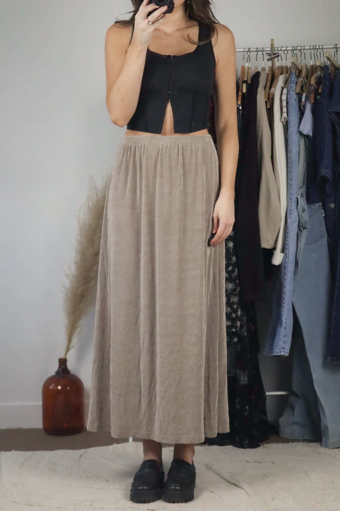 Made in Canada x Vintage x Maxi Skirt (M)