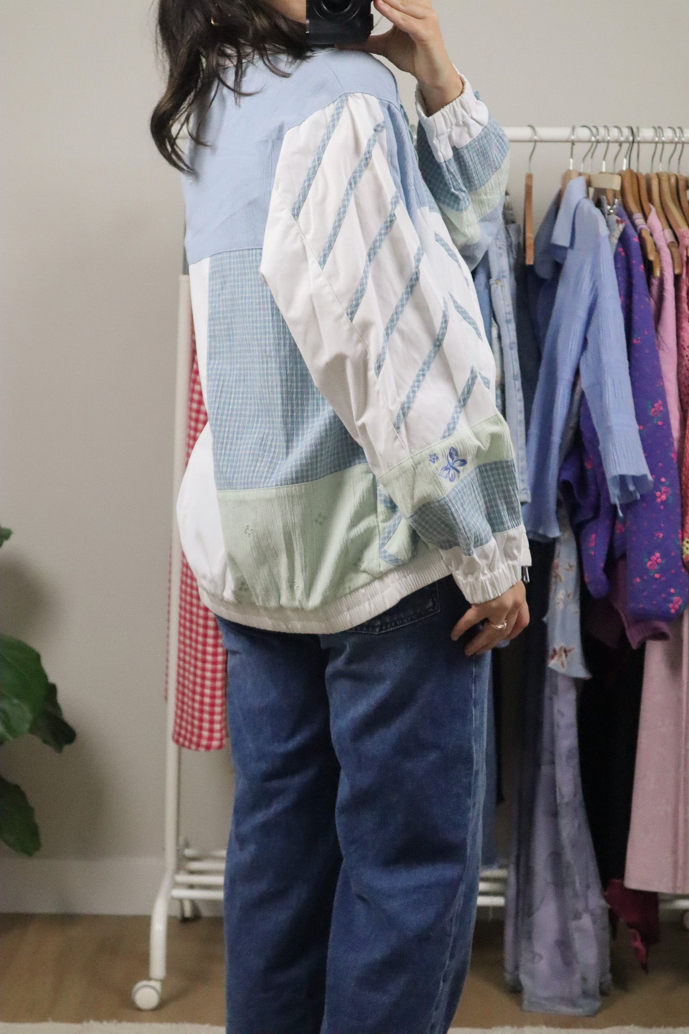 Vintage x Patterned Jacket (8-12)