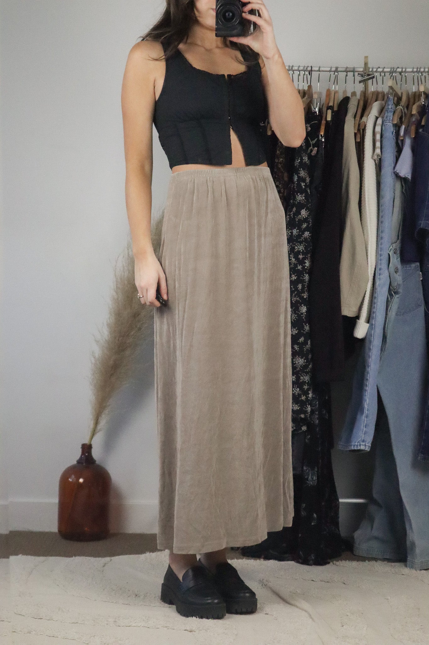 Made in Canada x Vintage x Maxi Skirt (M)