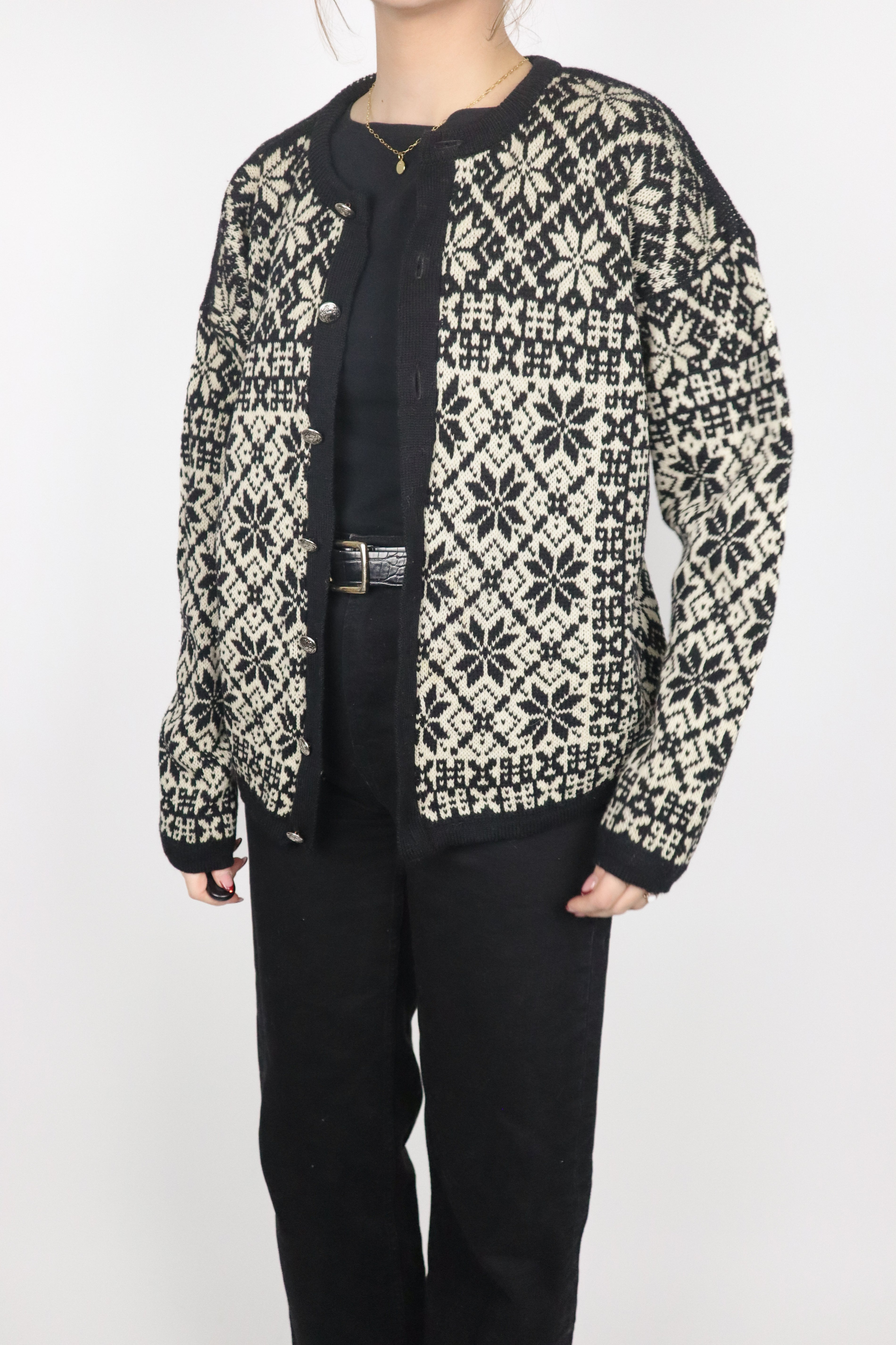 Made in Norway x Vintage x Wool Cardigan (S/M)