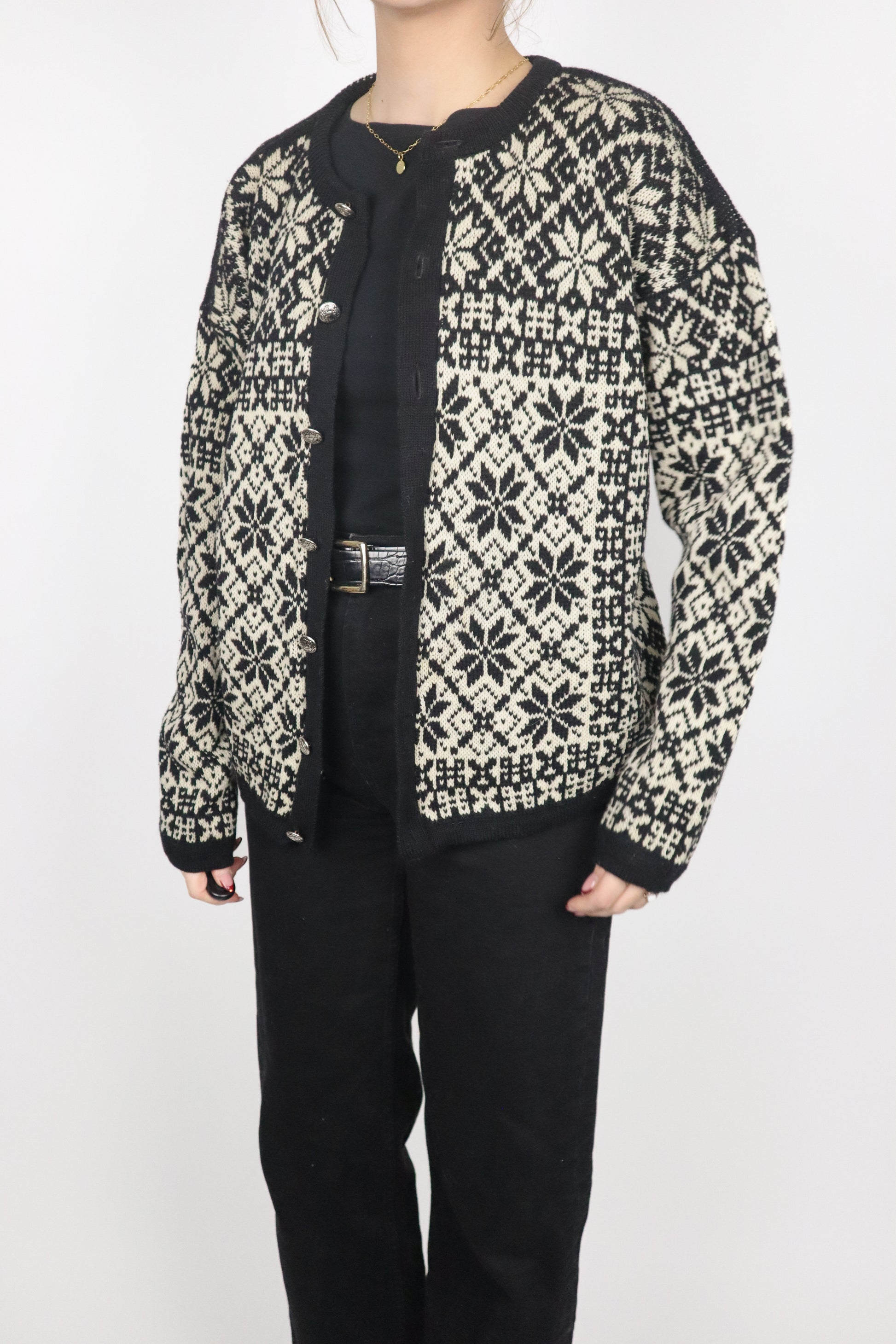 Made in Norway x Vintage x Wool Cardigan (S/M)