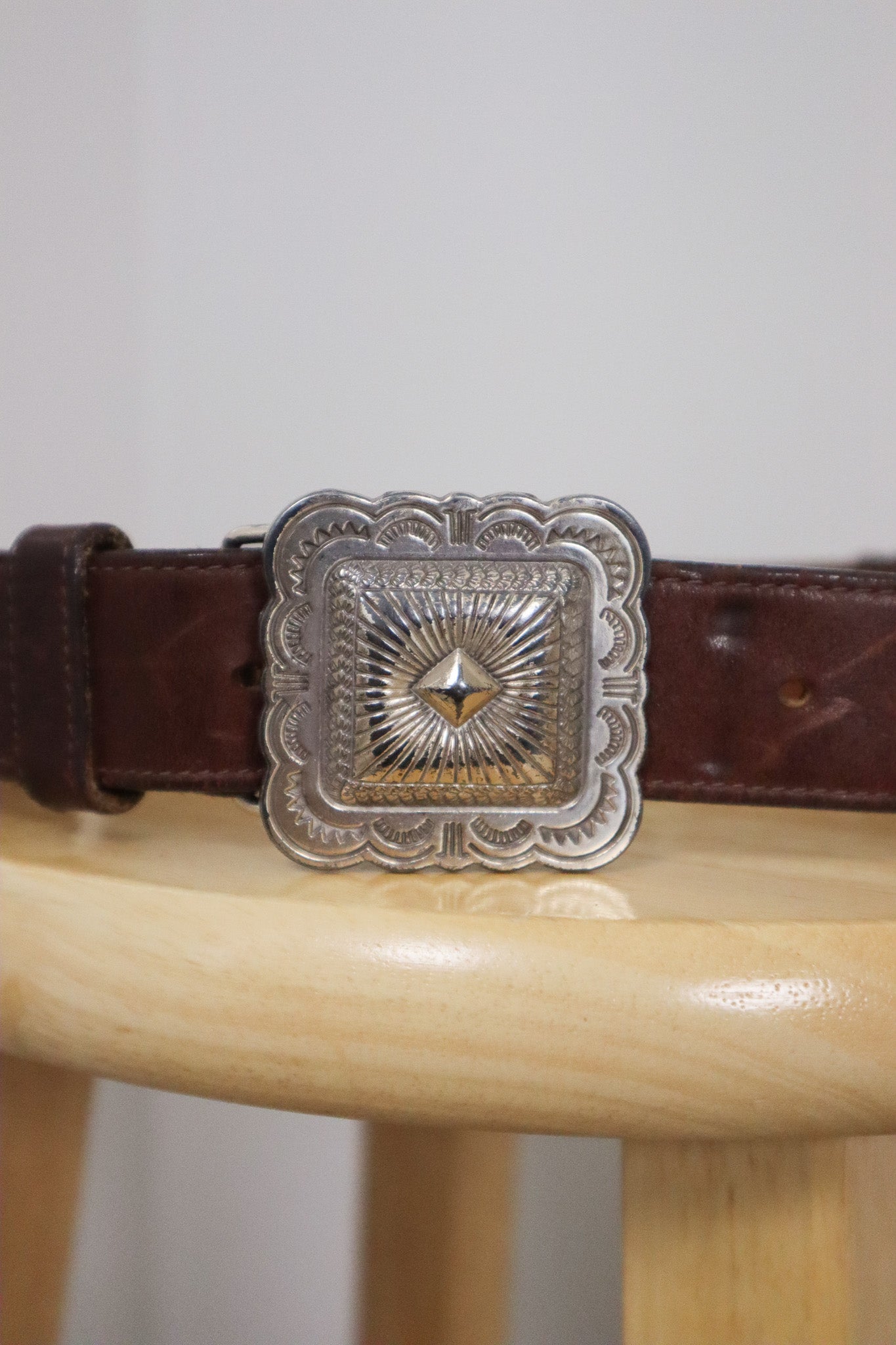 Made in USA x Vintage x Western Belt (XS)