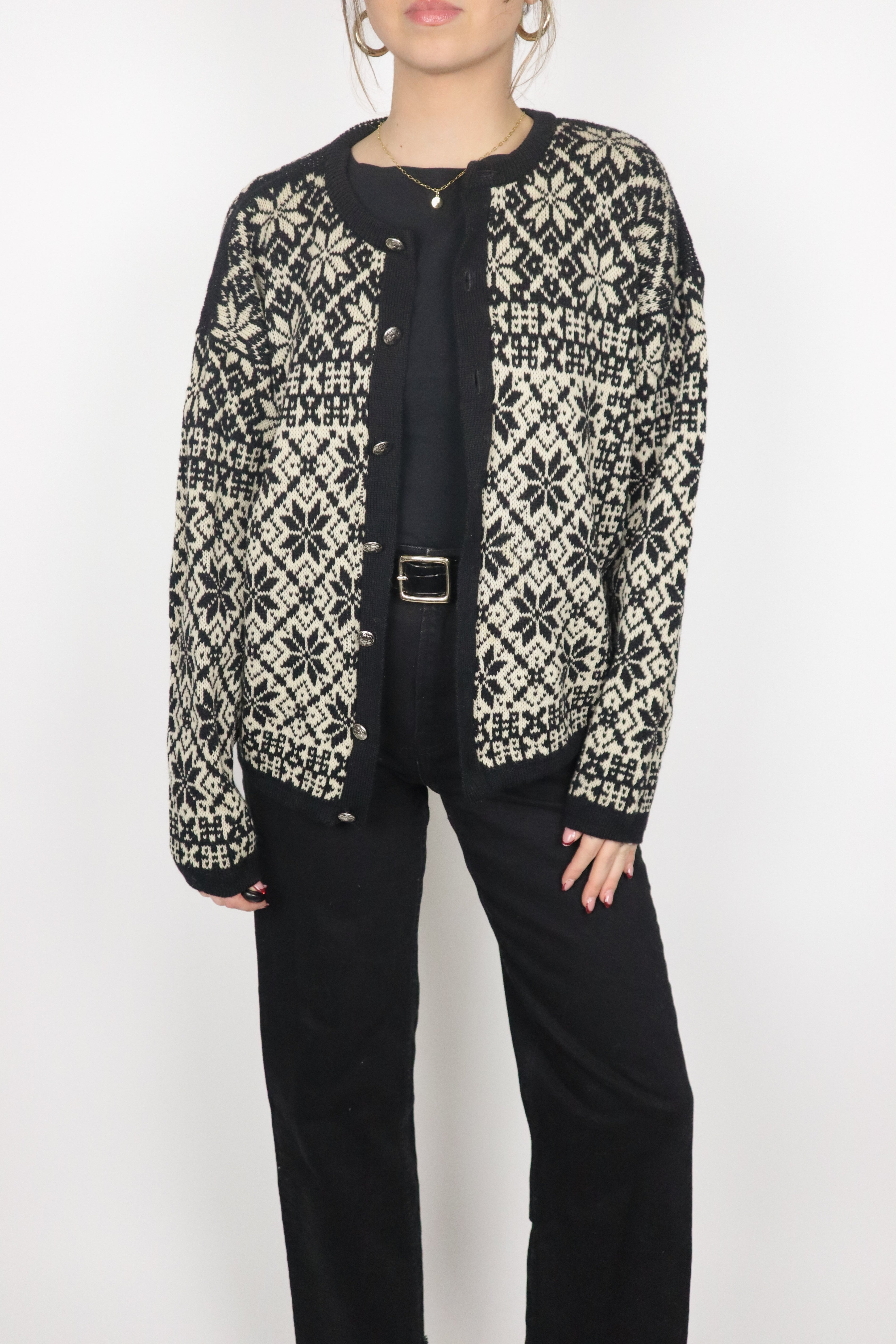 Made in Norway x Vintage x Wool Cardigan (S/M)
