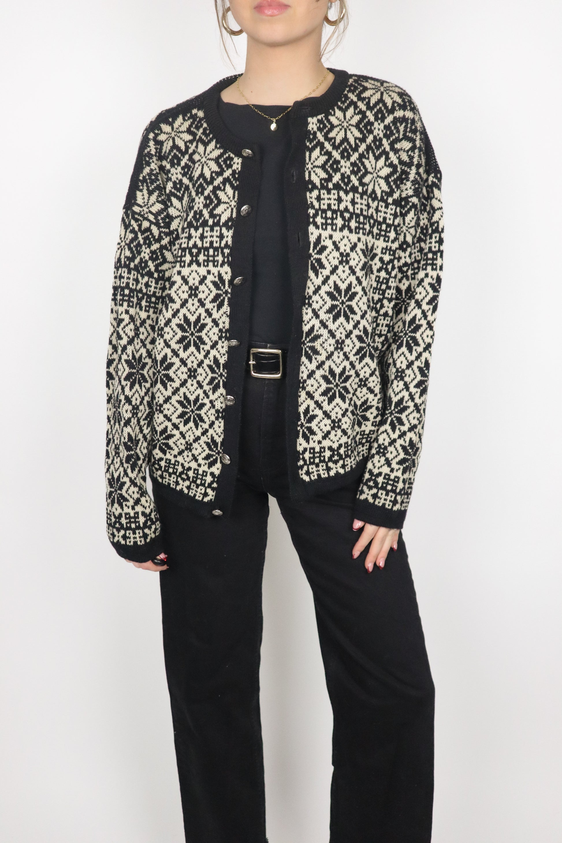 Made in Norway x Vintage x Wool Cardigan (S/M)