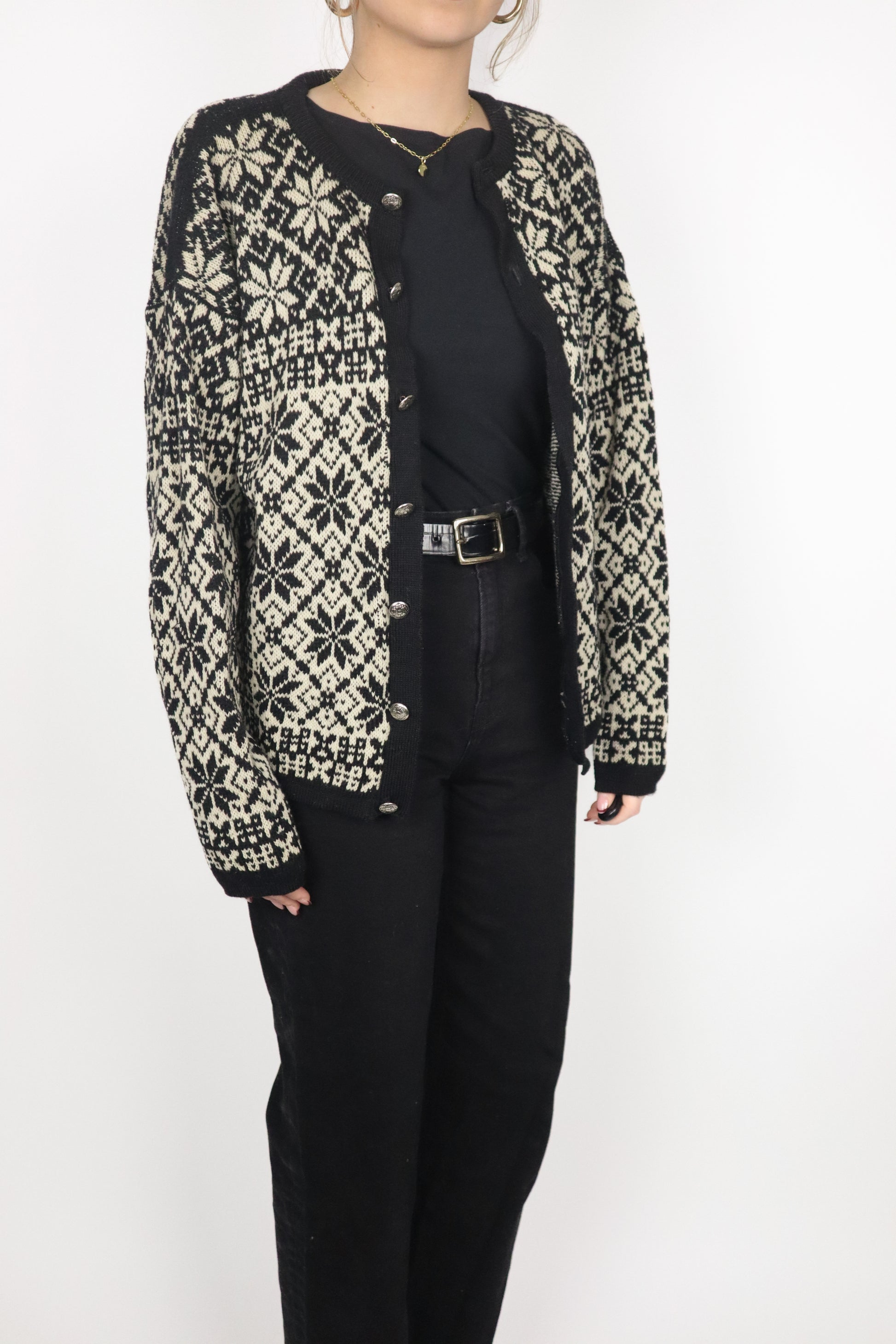 Made in Norway x Vintage x Wool Cardigan (S/M)