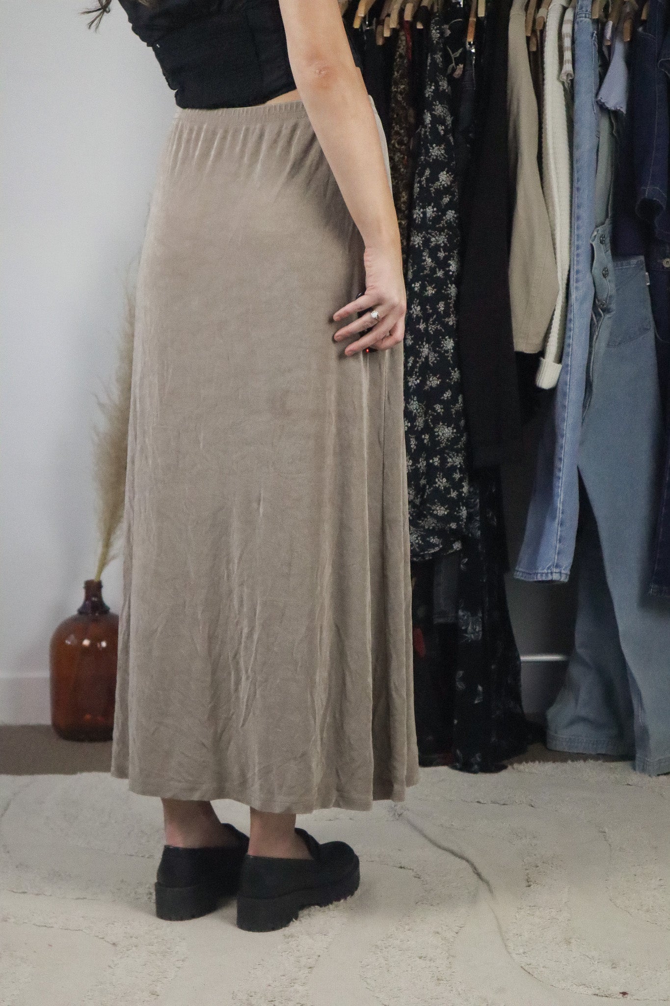 Made in Canada x Vintage x Maxi Skirt (M)