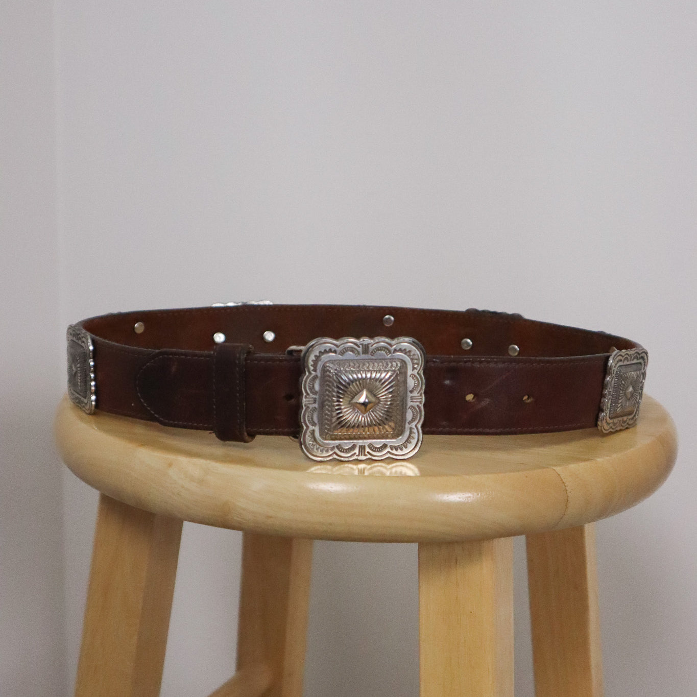 Made in USA x Vintage x Western Belt (XS)