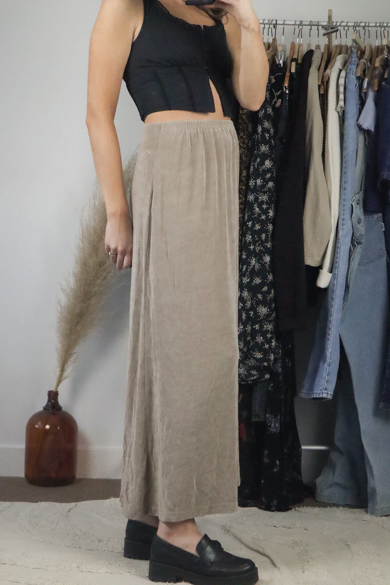 Made in Canada x Vintage x Maxi Skirt (M)