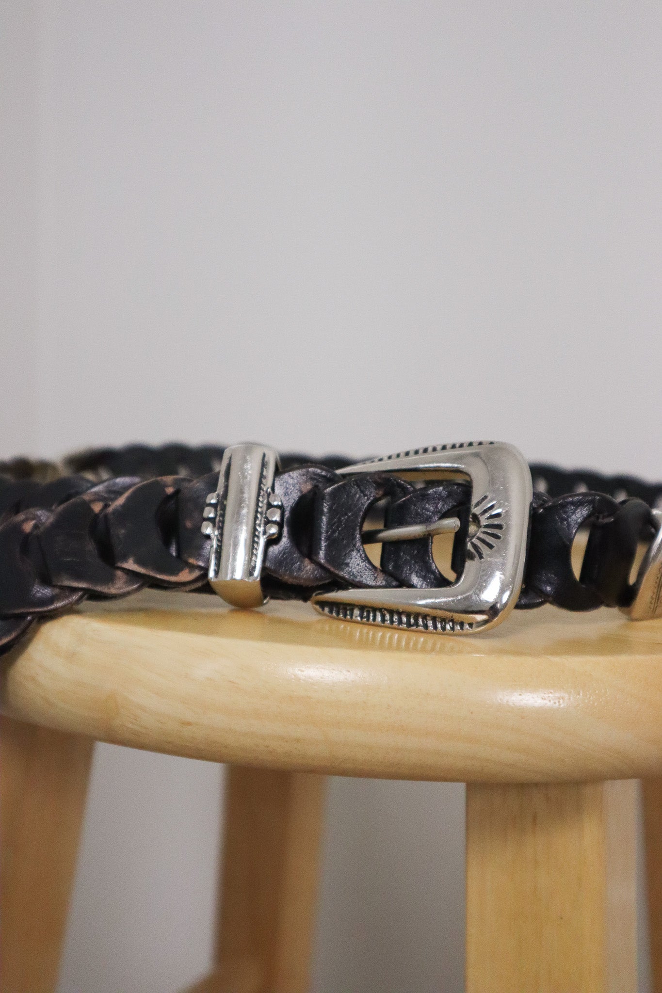 Vintage x Leather Belt (M)