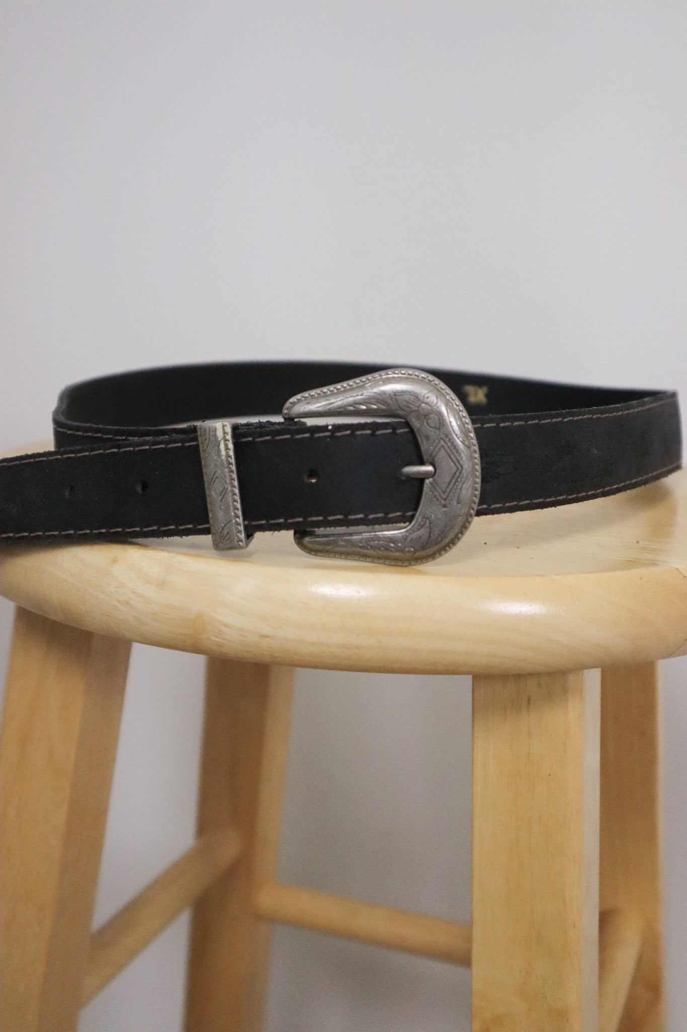 Vintage x Faux Leather Belt (L)