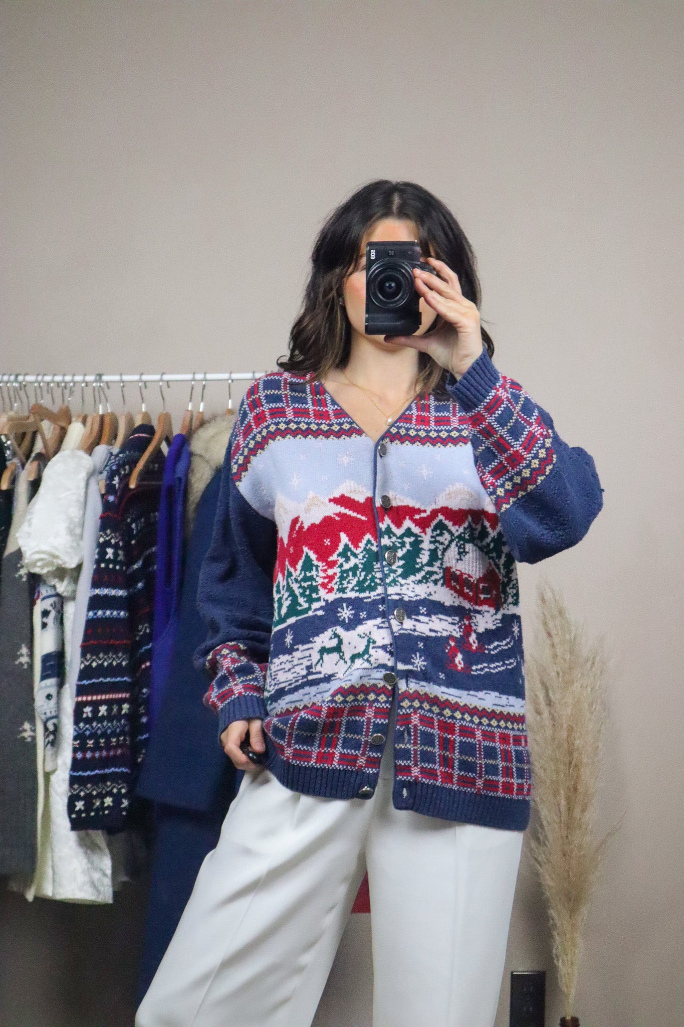 Vintage x Cabin Graphic Cardigan (M/L)