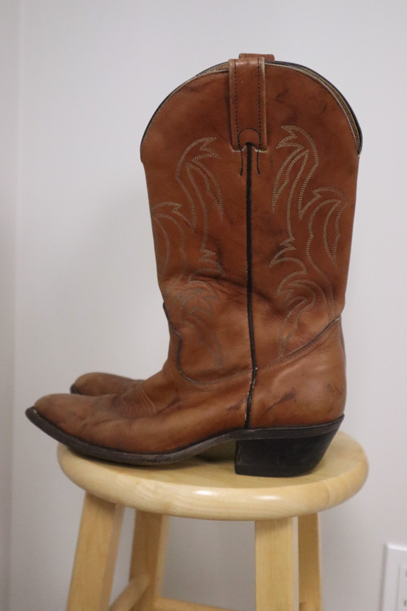 Made in Canada x Vintage x Boulet Leather Boots (8.5)