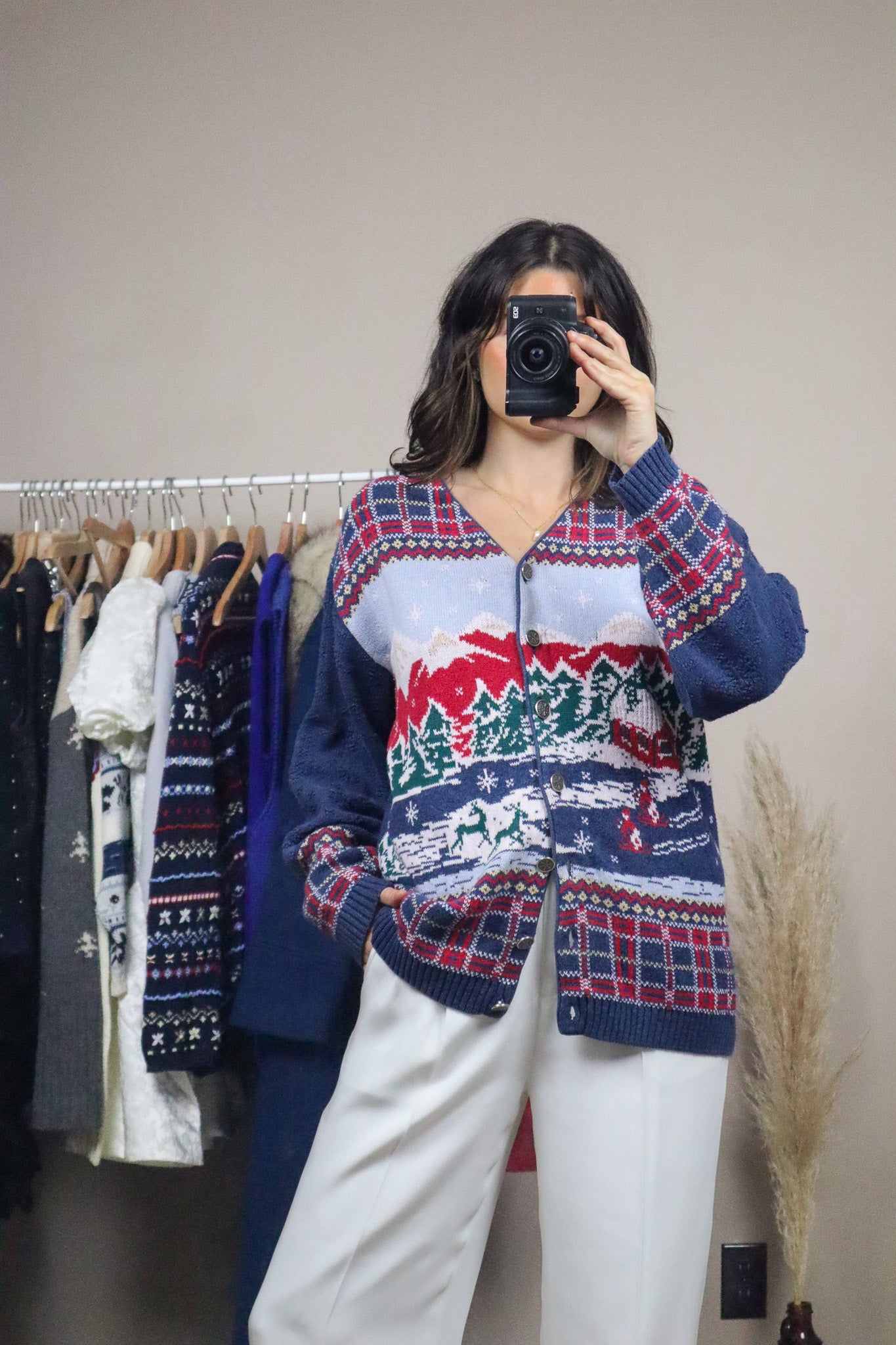 Vintage x Cabin Graphic Cardigan (M/L)