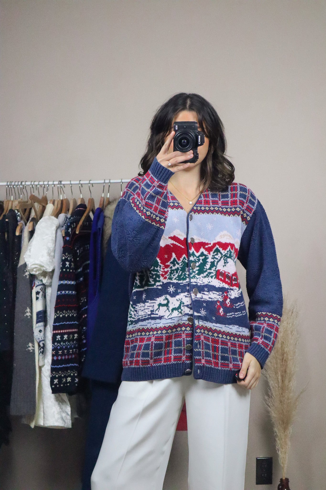 Vintage x Cabin Graphic Cardigan (M/L)