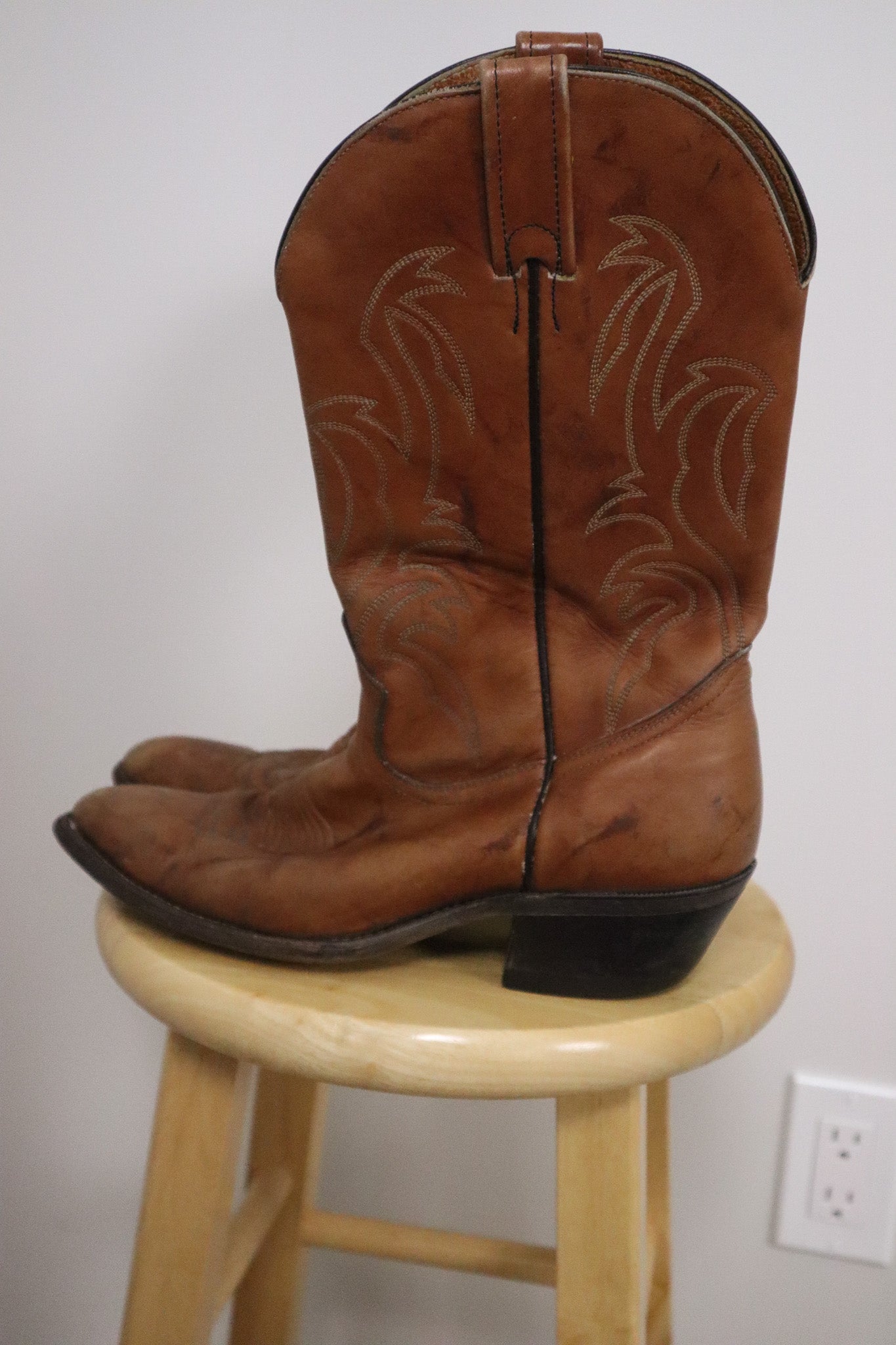 Made in Canada x Vintage x Boulet Leather Boots (8.5)