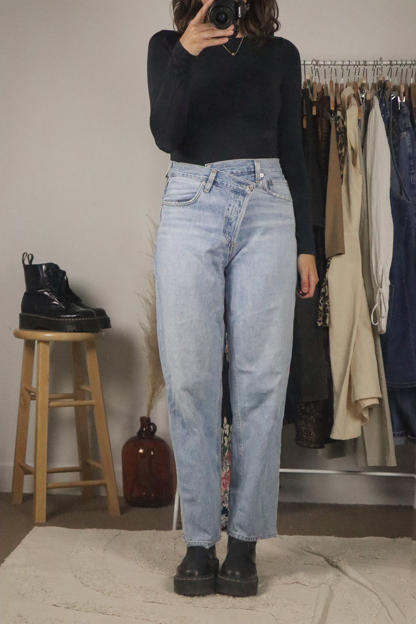Modern x Agolde Criss Cross Jeans (2)