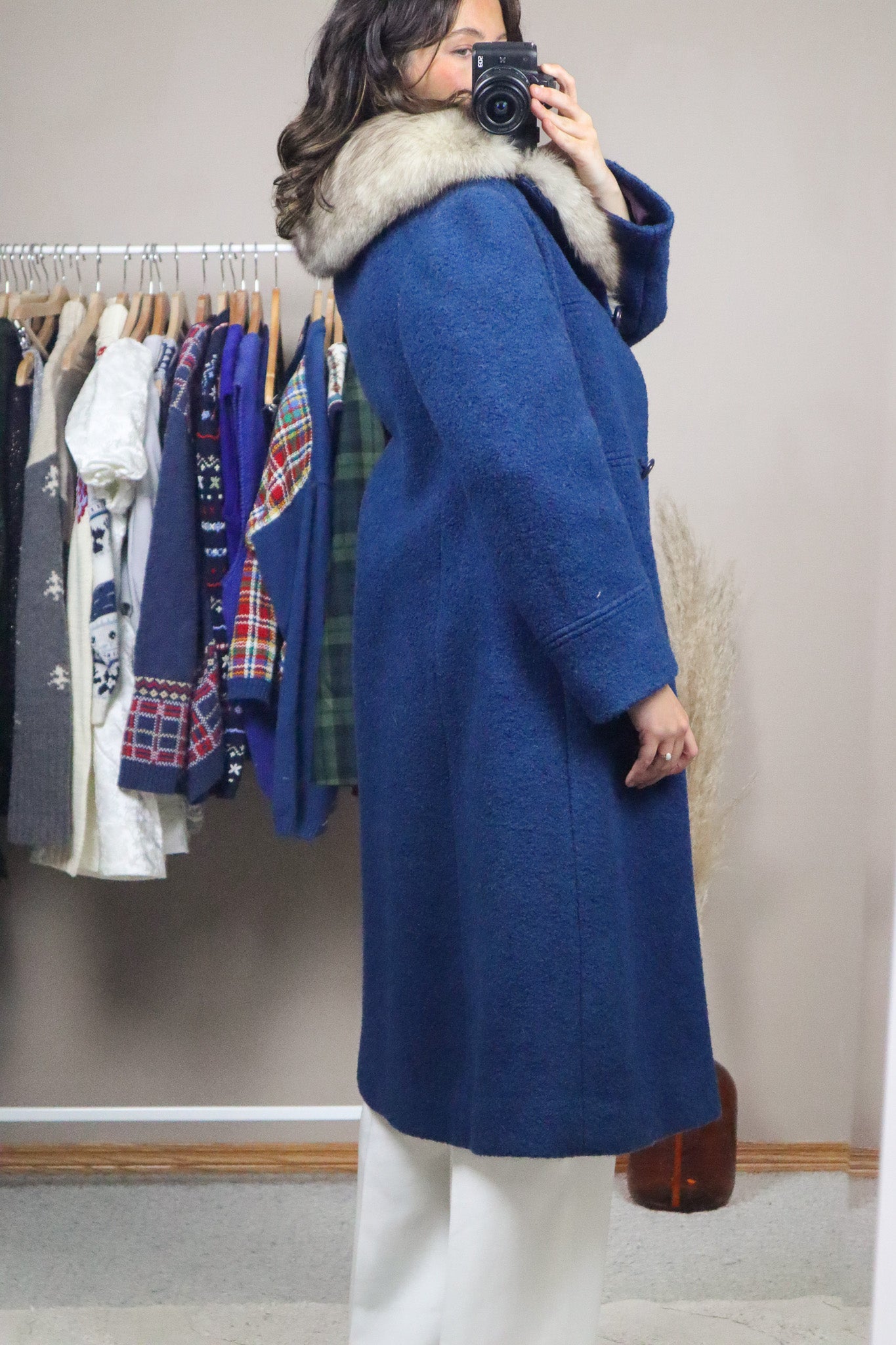 1970s x Vintage x Wool & Fur Jacket (M)