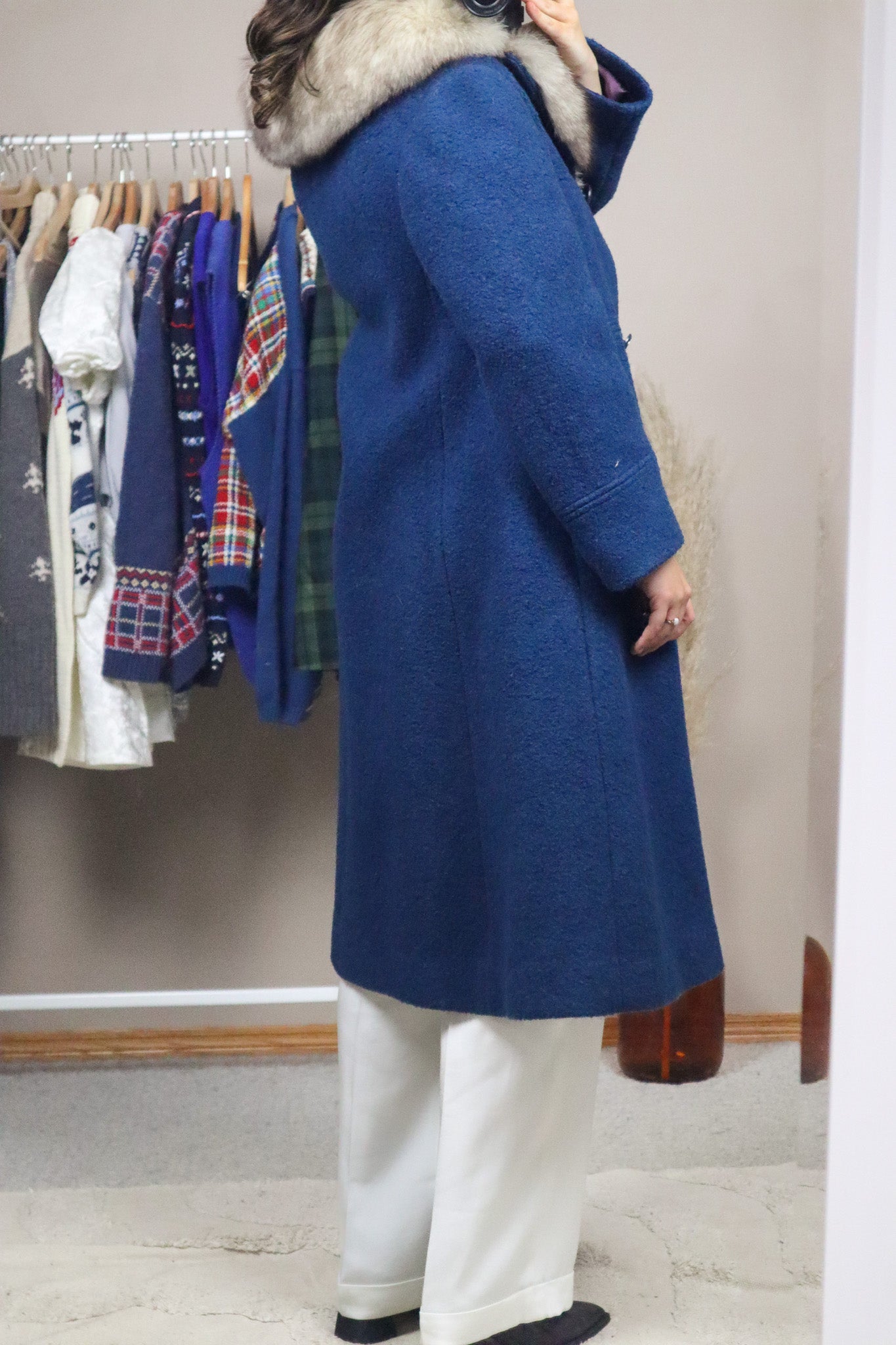 1970s x Vintage x Wool & Fur Jacket (M)