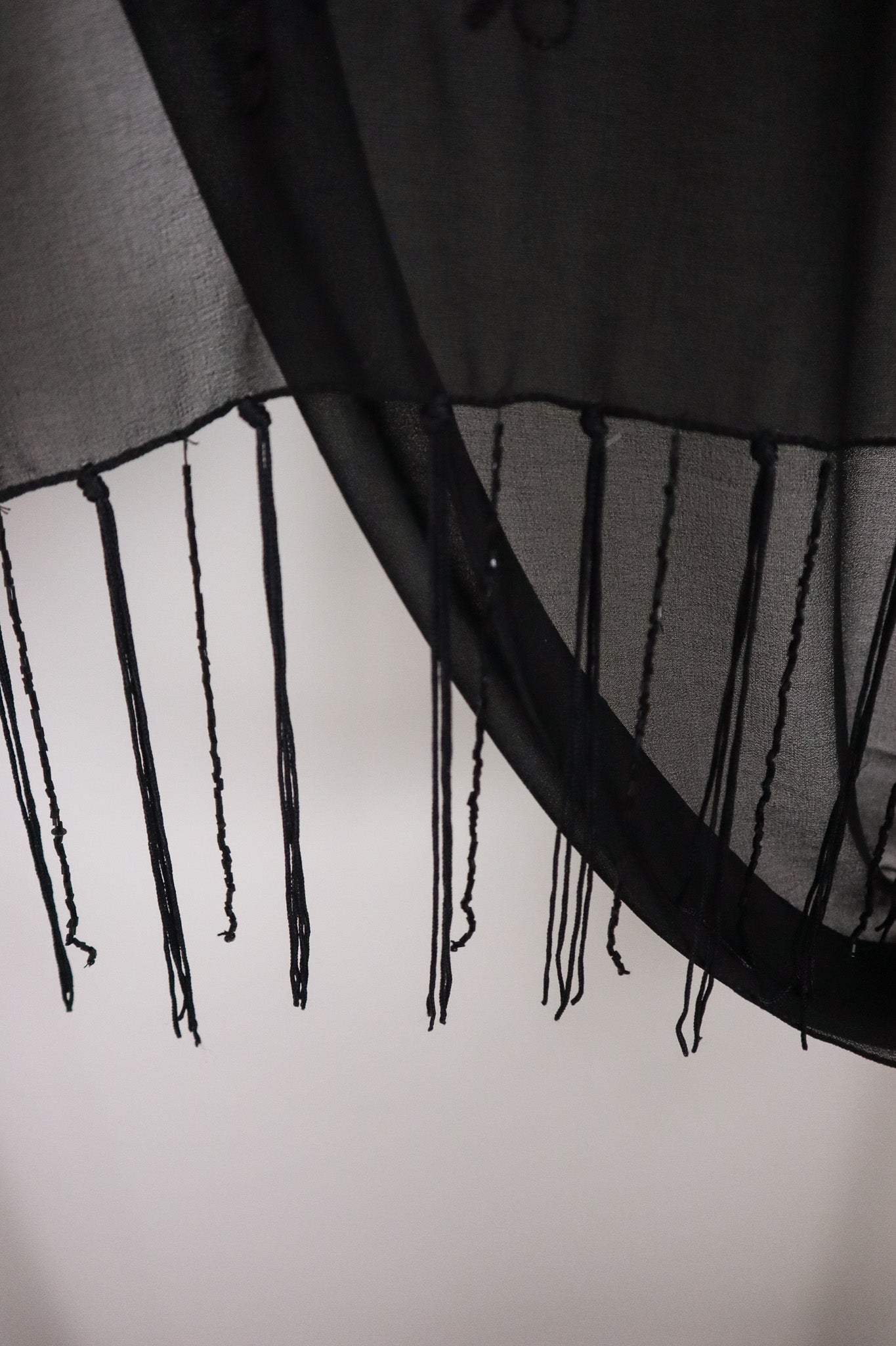 Vintage x Beaded Mesh Scarf