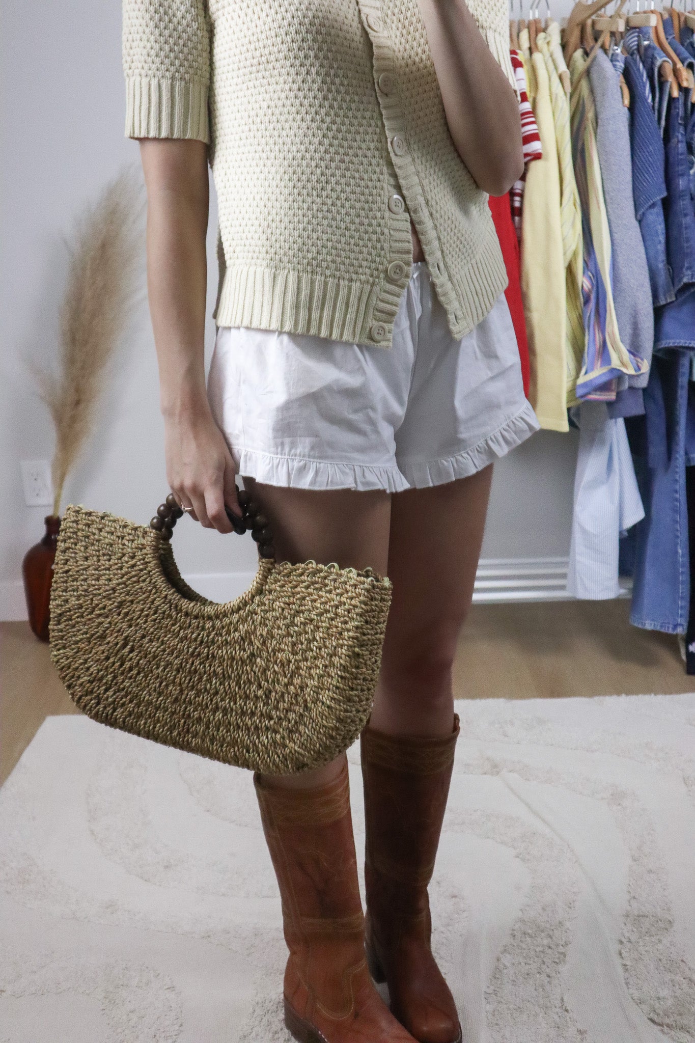 Vintage x Woven Bag