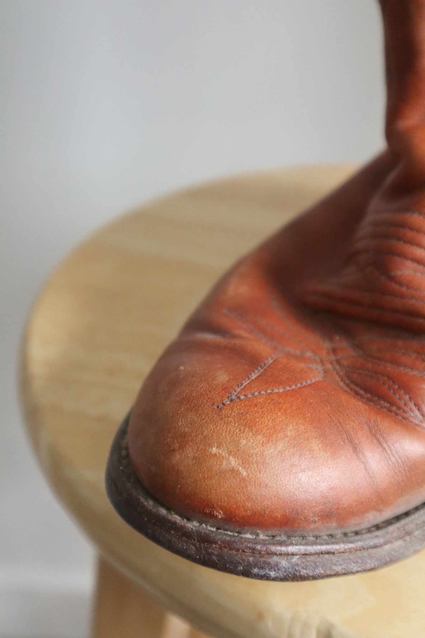 Vintage x Leather Cowgirl Boots (W9/9.5)