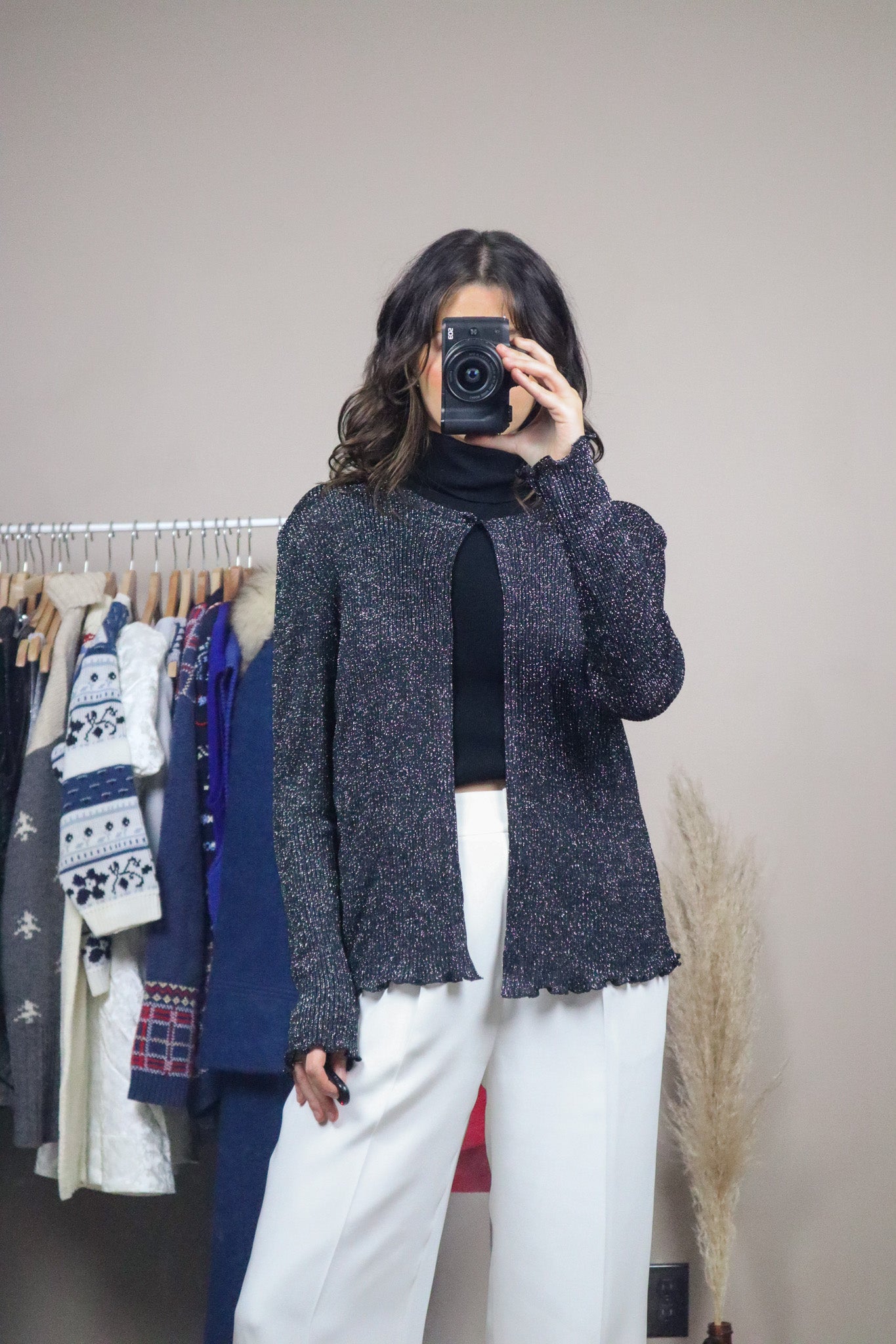 Made in Canada x Vintage x Shimmer Cardigan (8/10)